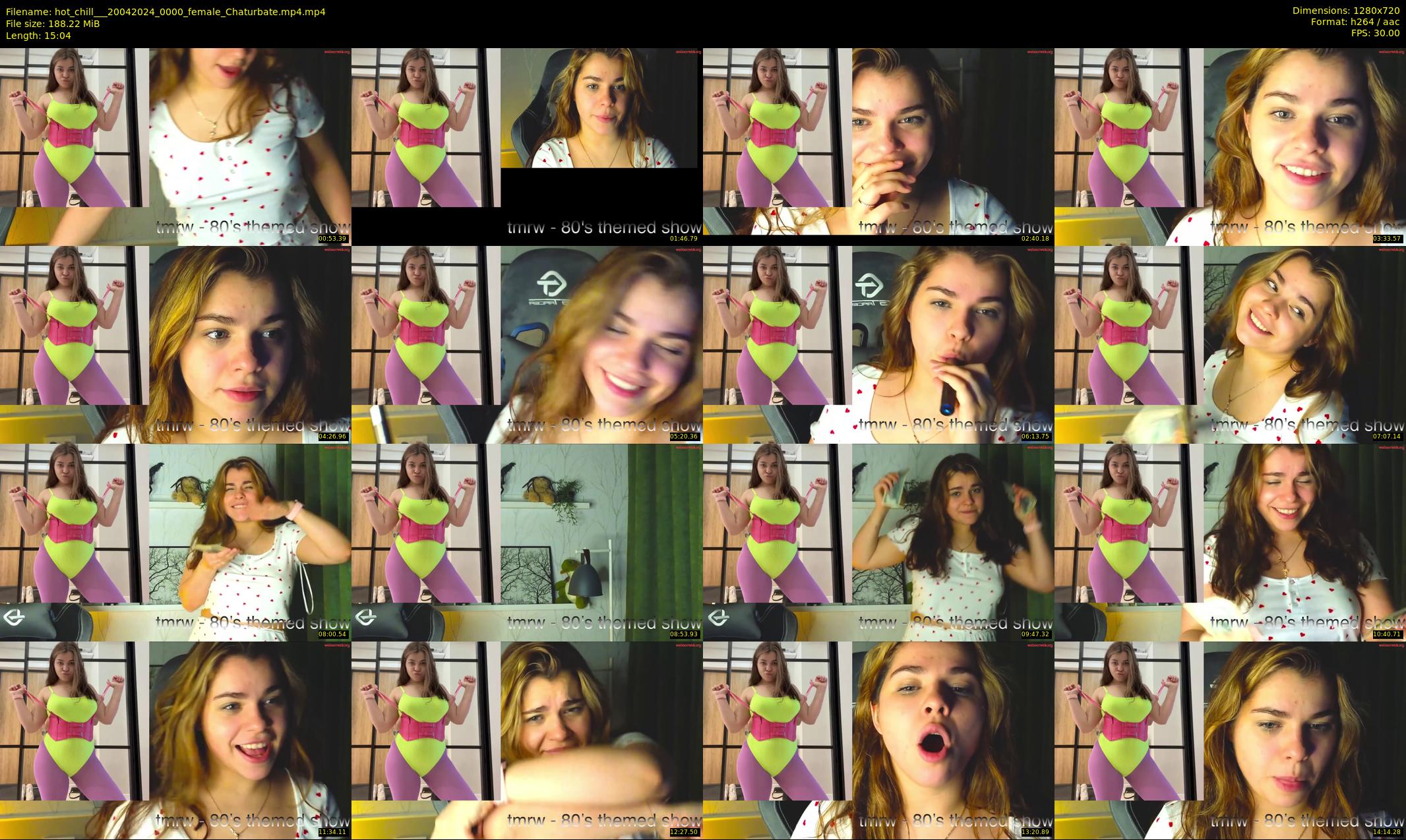 hot_chill__ — 16 minute Chaturbate female cam show recording, 720p, Apr 20, 2024