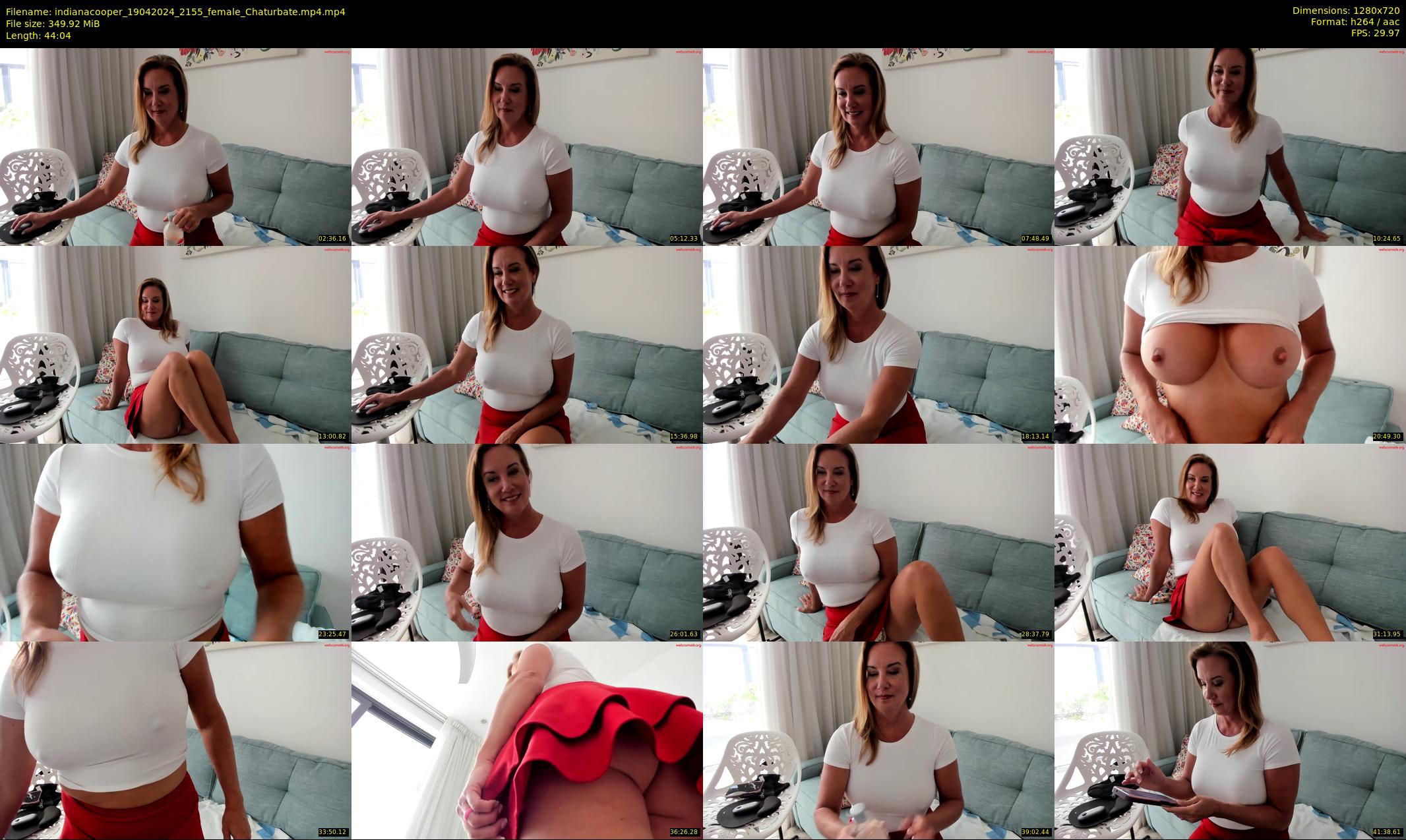 indianacooper — 45 minute Chaturbate female cam show recording, 720p, Apr 19, 2024