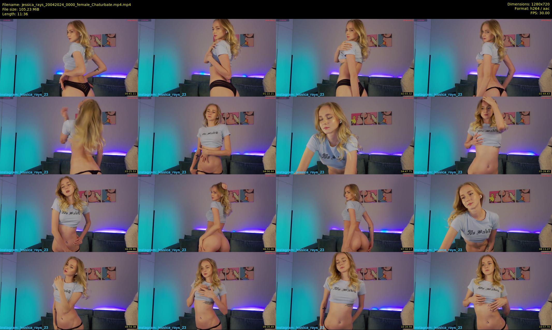jessica_rays — 12 minute Chaturbate couple cam show recording, 720p, Apr 20, 2024