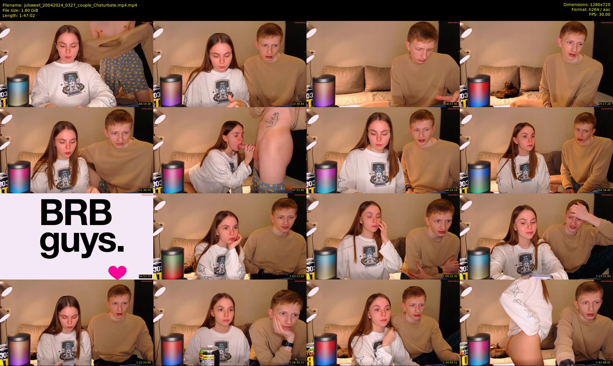 julsweet — 108 minute Chaturbate male cam show recording, 720p, Apr 20, 2024