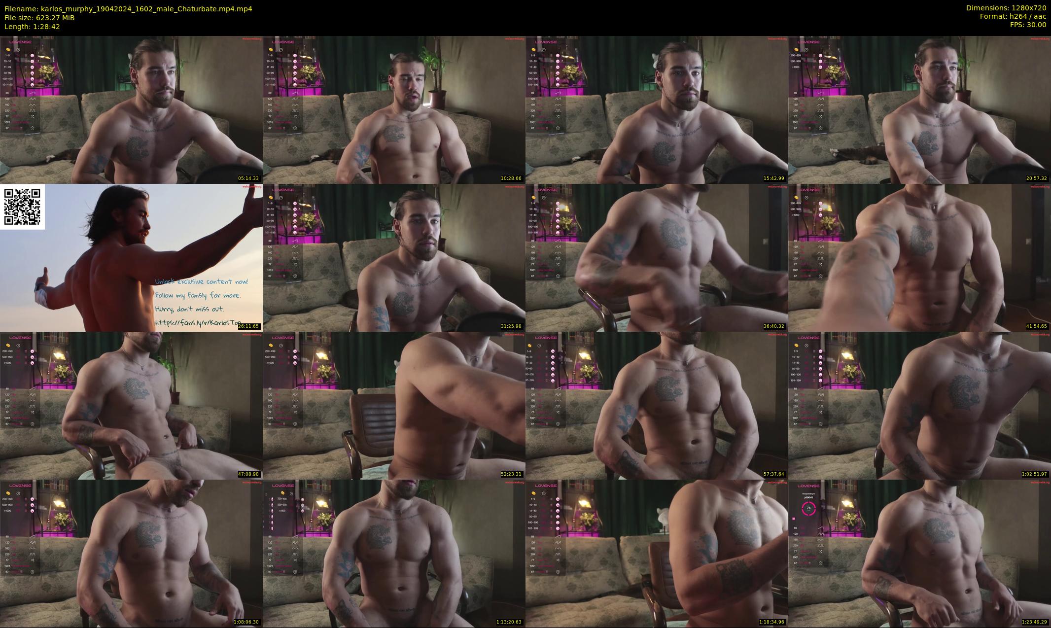 karlos_murphy — 89 minute Chaturbate male cam show recording, 720p, Apr 19, 2024