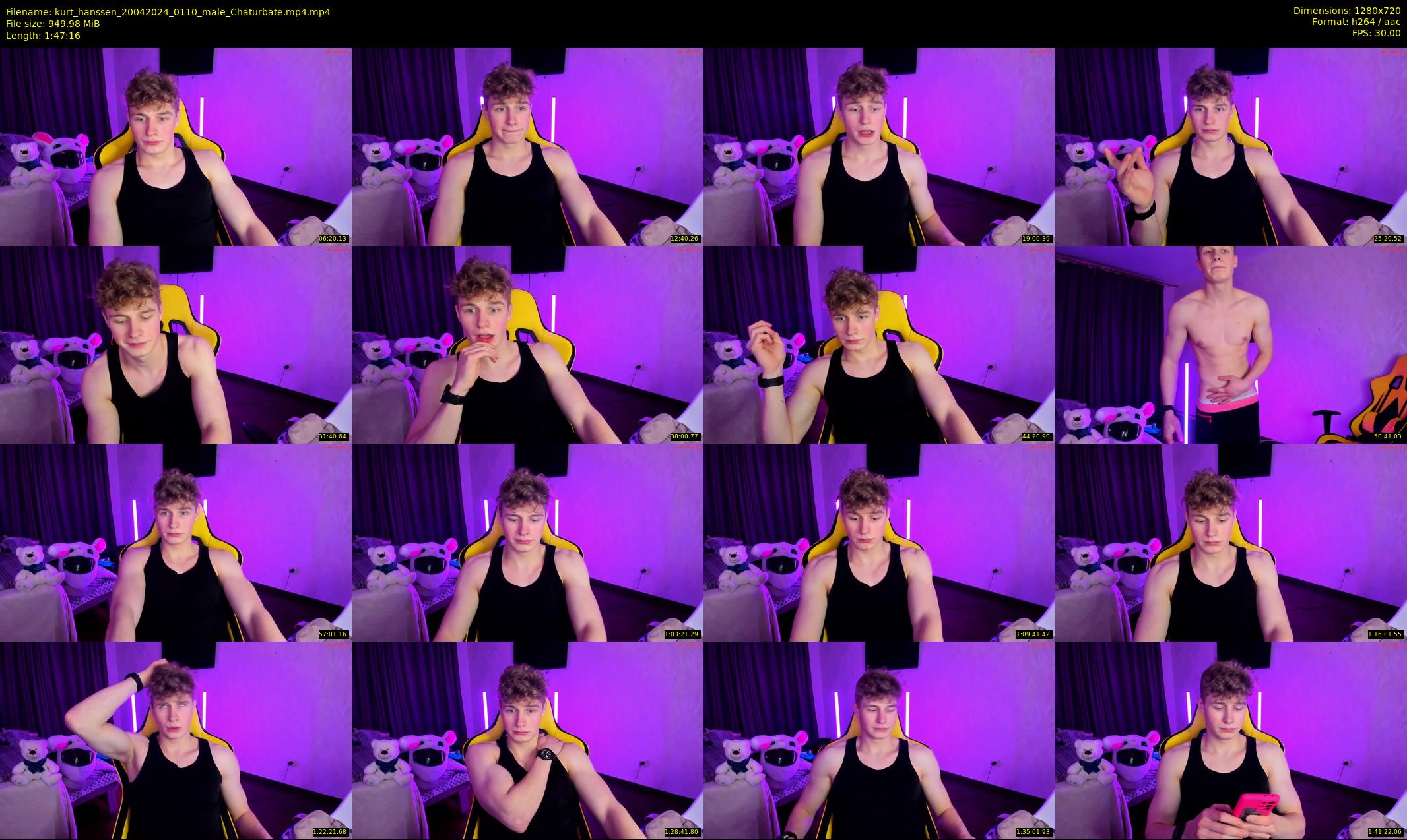 kurt_hanssen — 108 minute Chaturbate male cam show recording, 720p, Apr 20, 2024