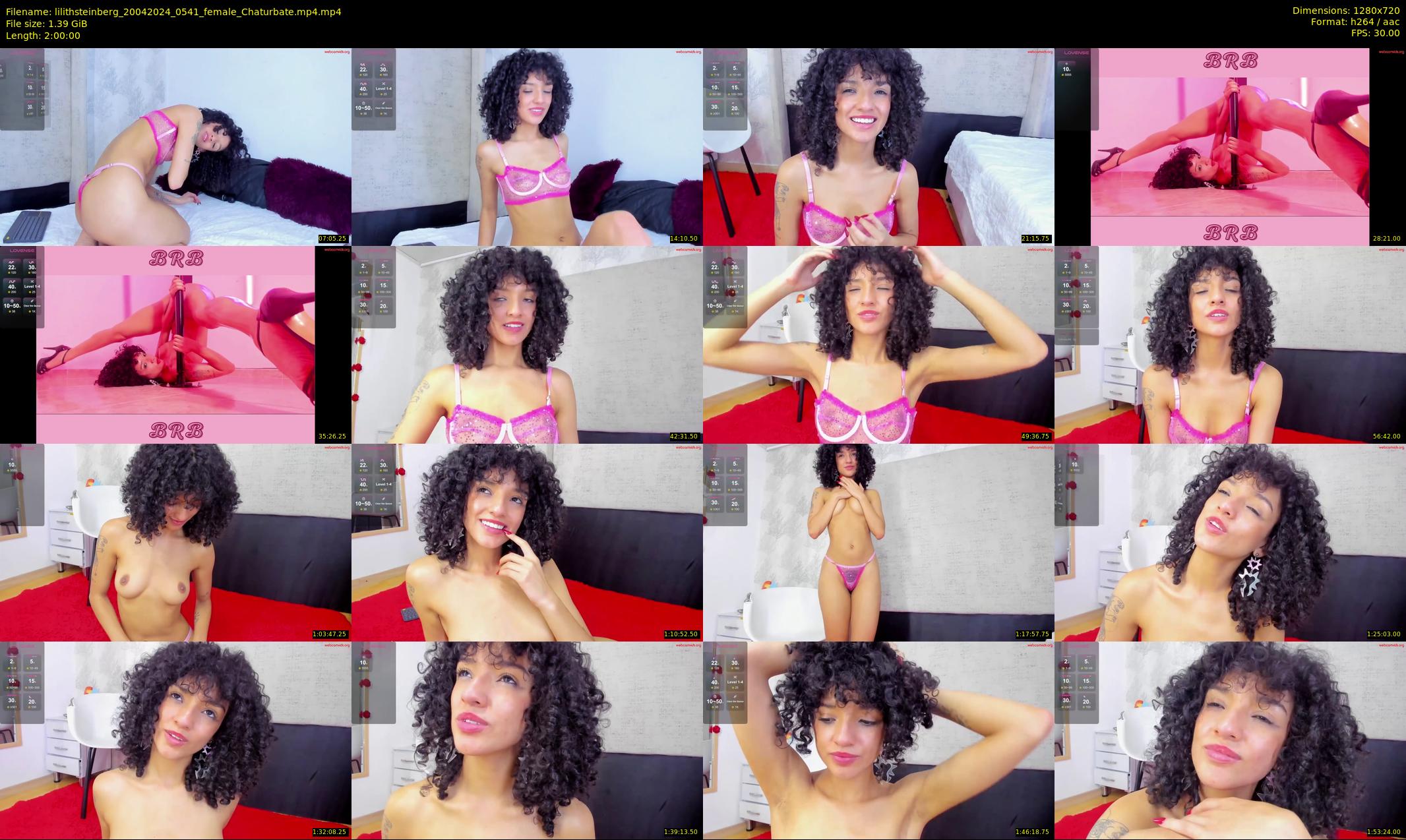 lilithsteinberg — 120 minute Chaturbate female cam show recording, 720p, Apr 20, 2024