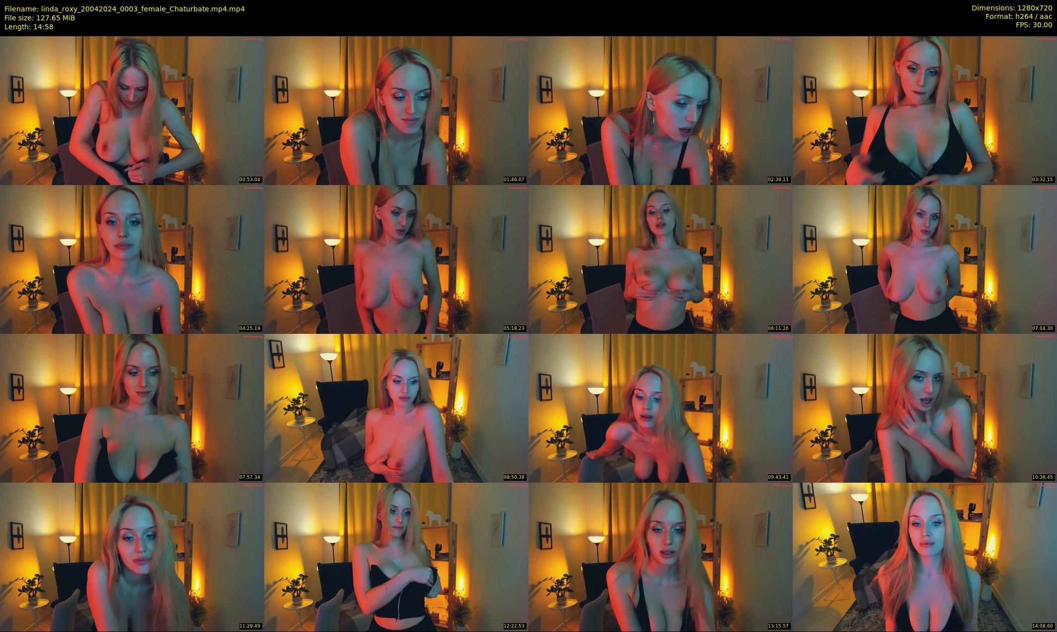linda_roxy — 15 minute Chaturbate female cam show recording, 720p, Apr 20, 2024
