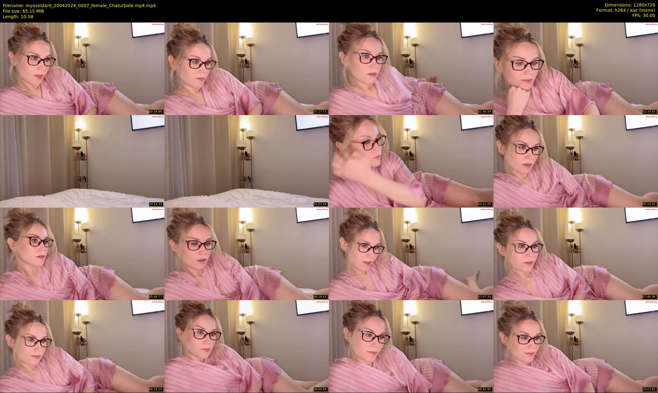 myassistant — 11 minute Chaturbate female cam show recording, 720p, Apr 20, 2024