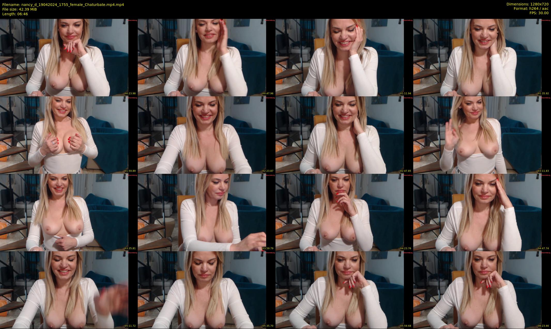 nancy_d — 7 minute Chaturbate female cam show recording, 720p, Apr 19, 2024