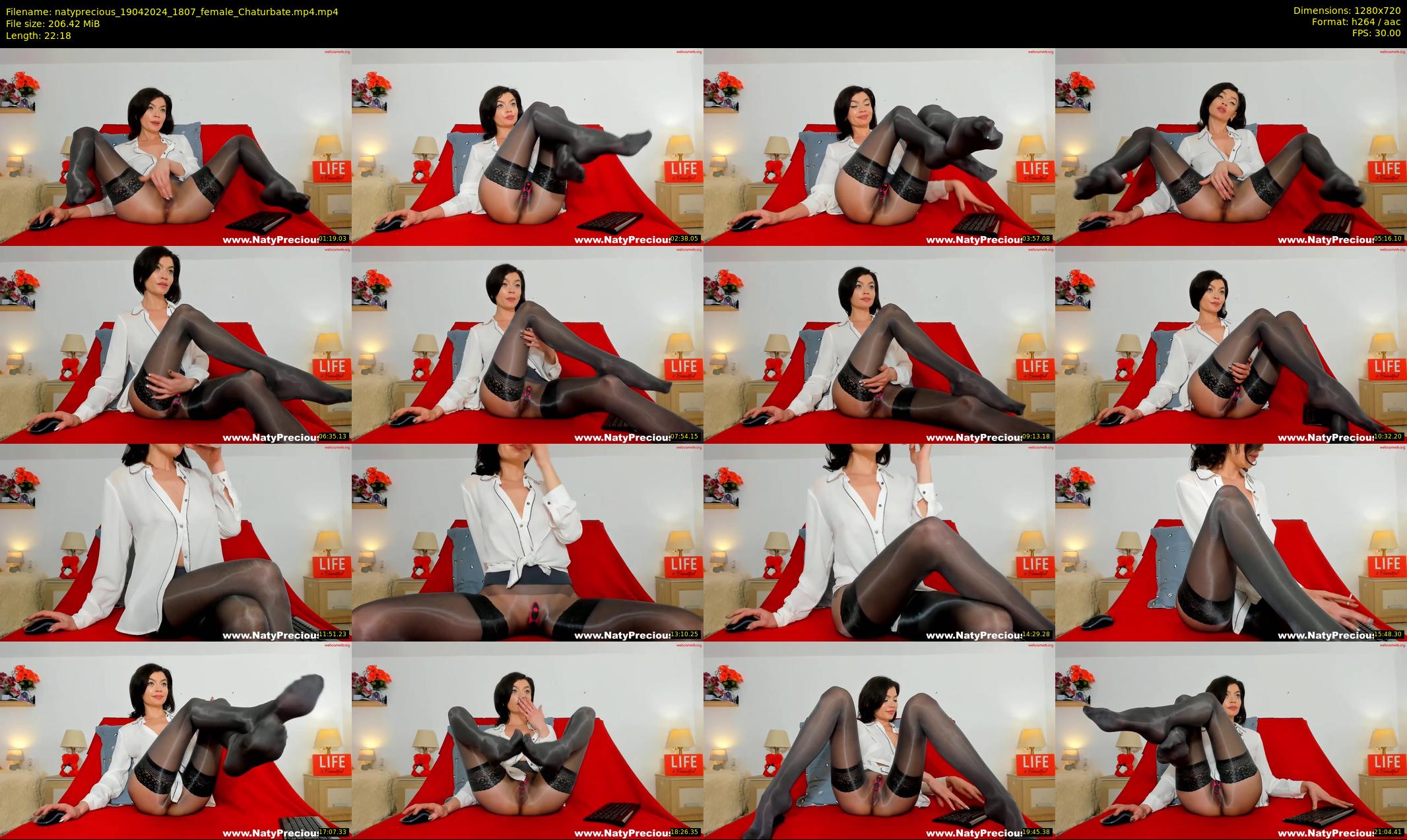 natyprecious — 23 minute Chaturbate female cam show recording, 720p, Apr 19, 2024