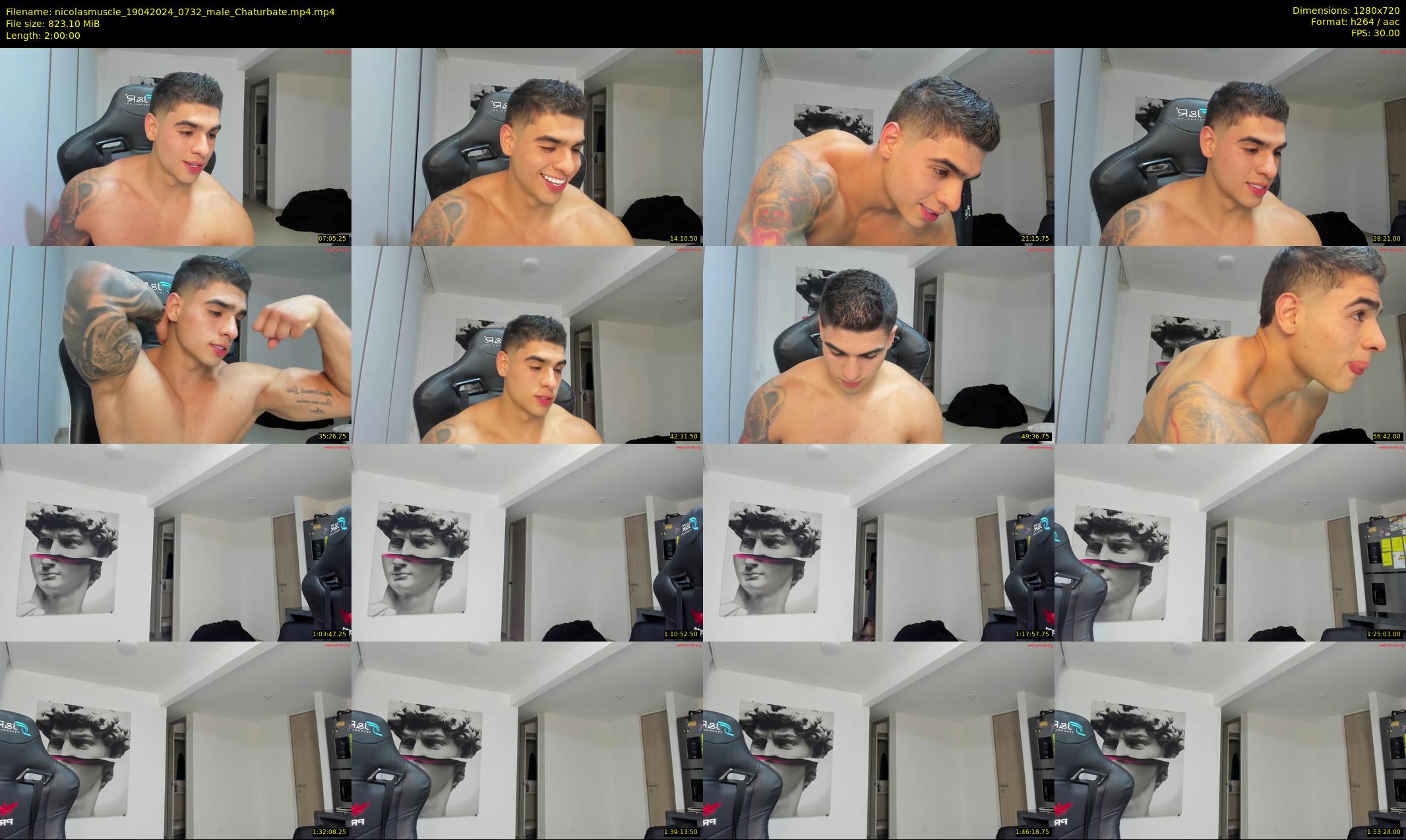 nicolasmuscle — 120 minute Chaturbate male cam show recording, 720p, Apr 19, 2024