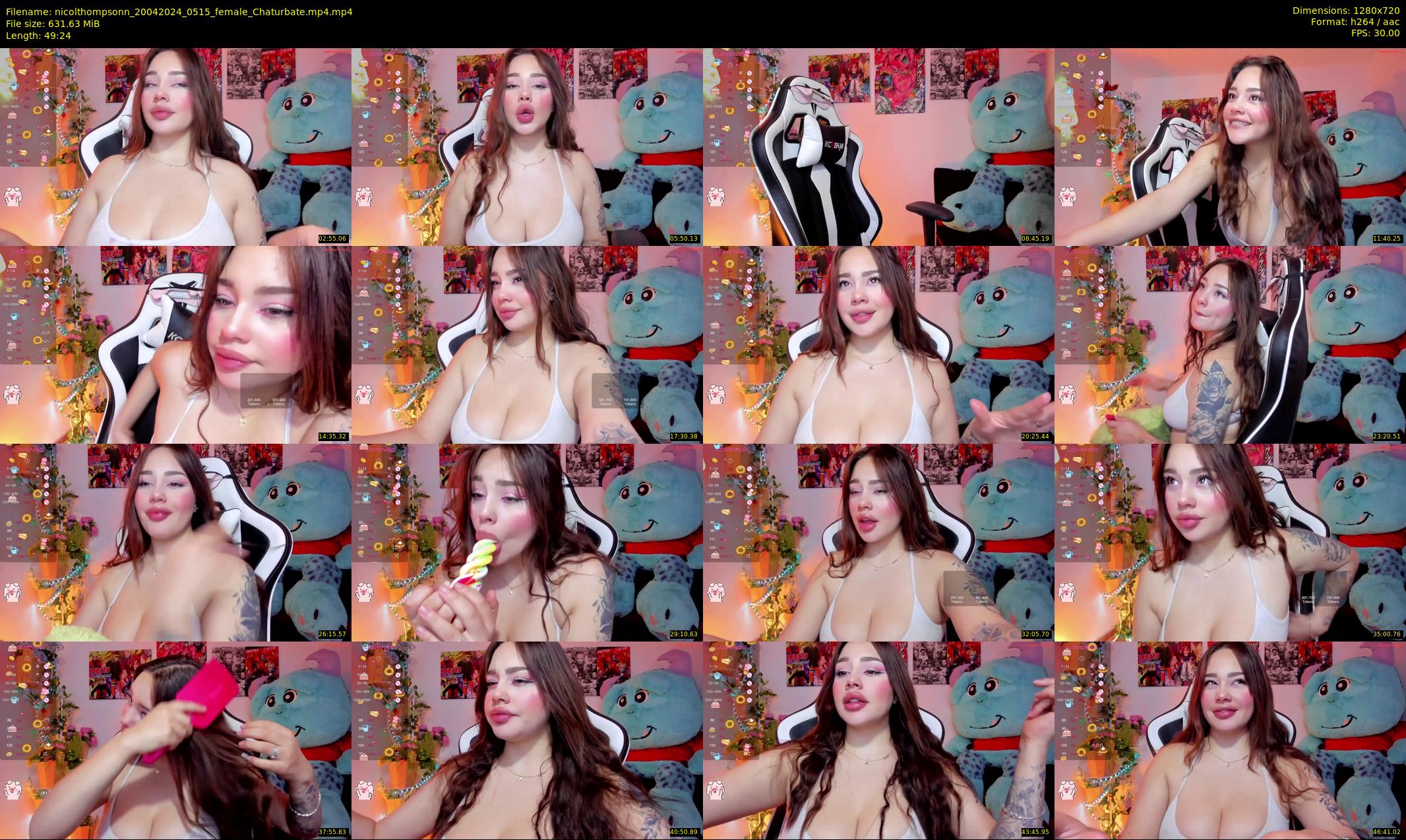 nicolthompsonn — 50 minute Chaturbate female cam show recording, 720p, Apr 20, 2024