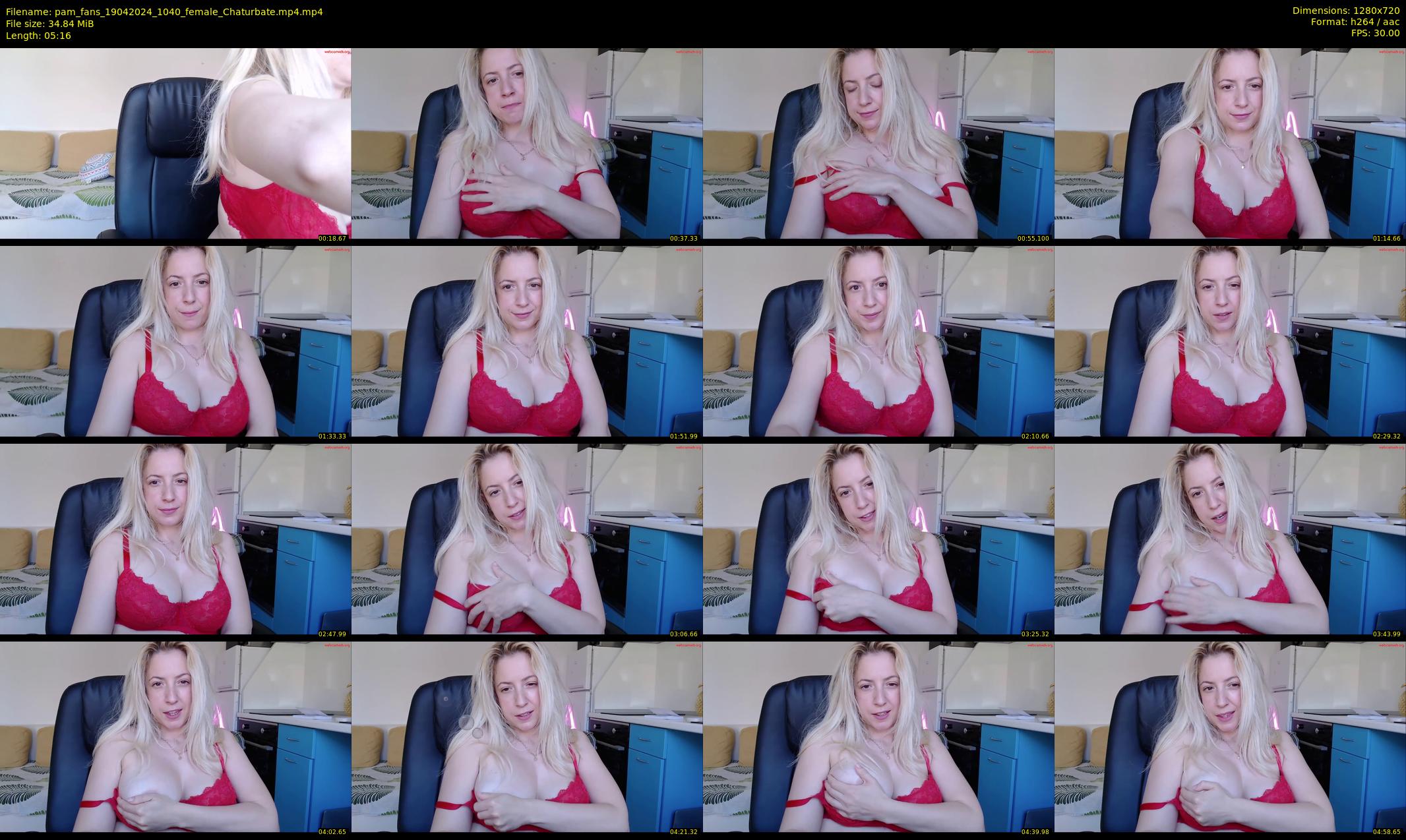 pam_fans — 6 minute Chaturbate female cam show recording, 720p, Apr 19, 2024