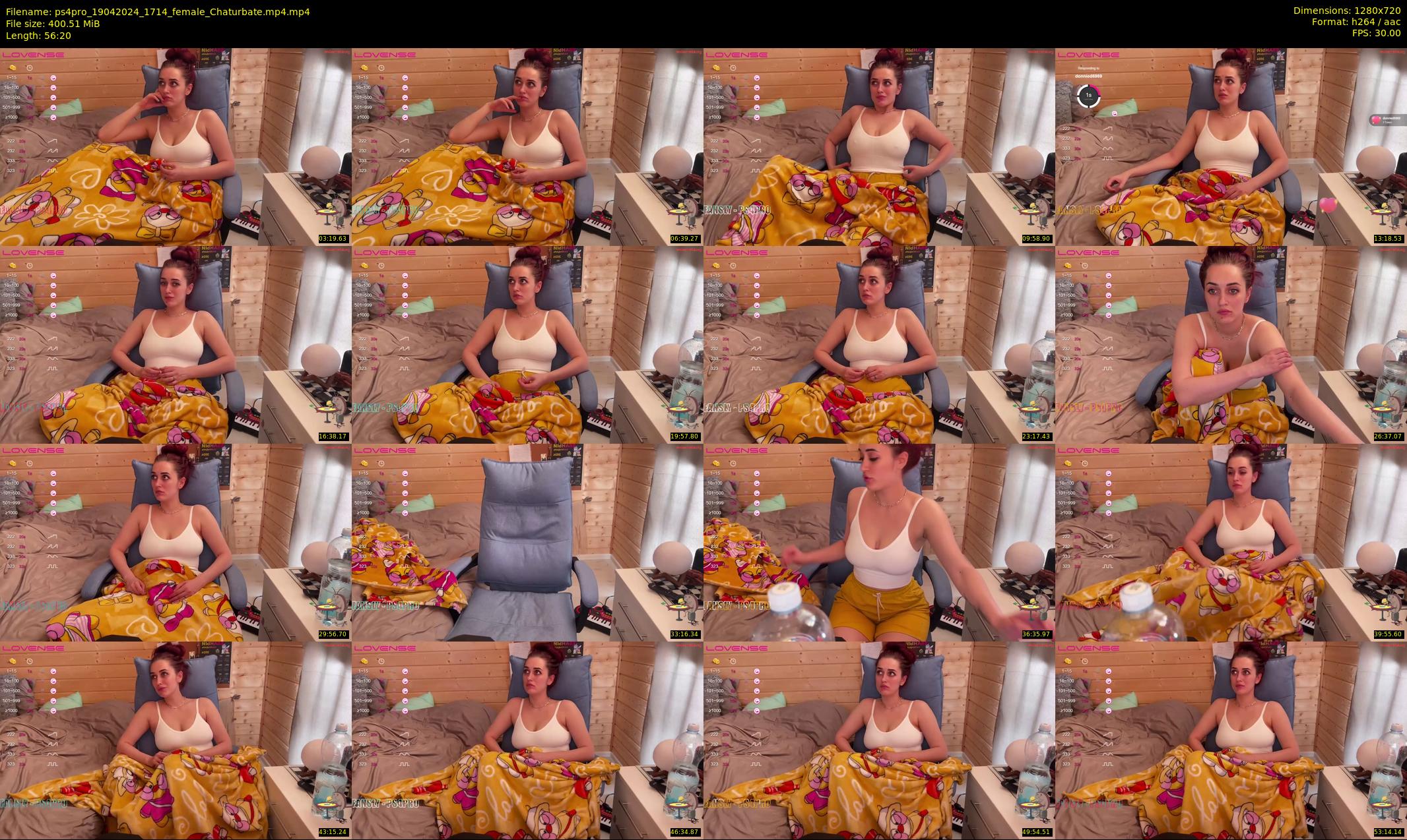 ps4pro — 57 minute Chaturbate female cam show recording, 720p, Apr 19, 2024