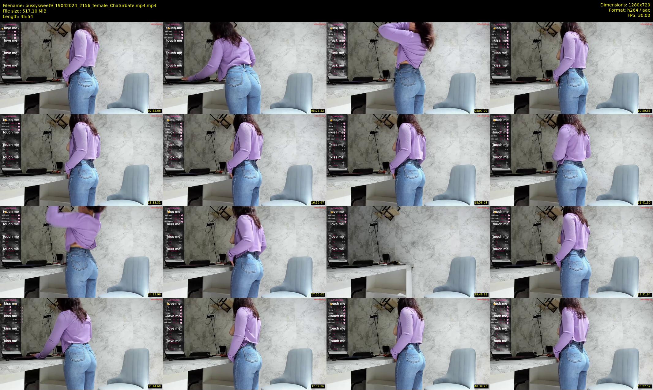 pussysweet9 — 46 minute Chaturbate female cam show recording, 720p, Apr 19, 2024