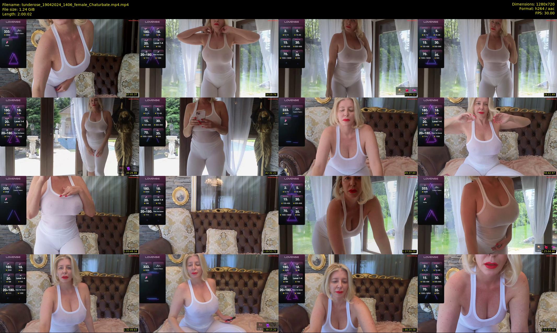 tunderose — 121 minute Chaturbate female cam show recording, 720p, Apr 19, 2024