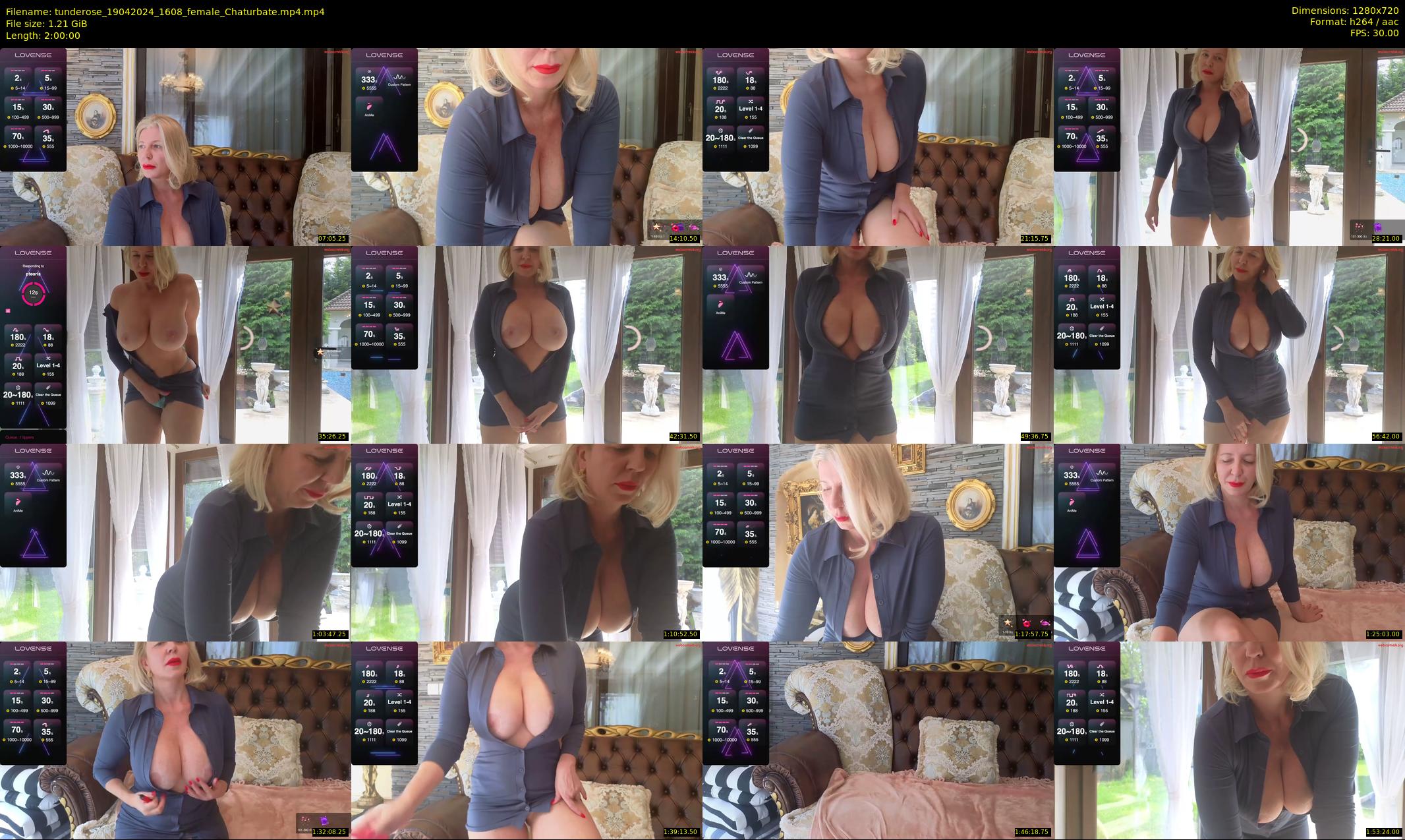 tunderose — 120 minute Chaturbate female cam show recording, 720p, Apr 19, 2024