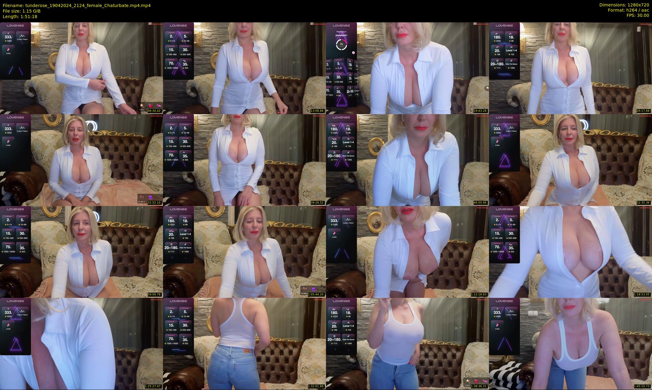 tunderose — 112 minute Chaturbate female cam show recording, 720p, Apr 19, 2024