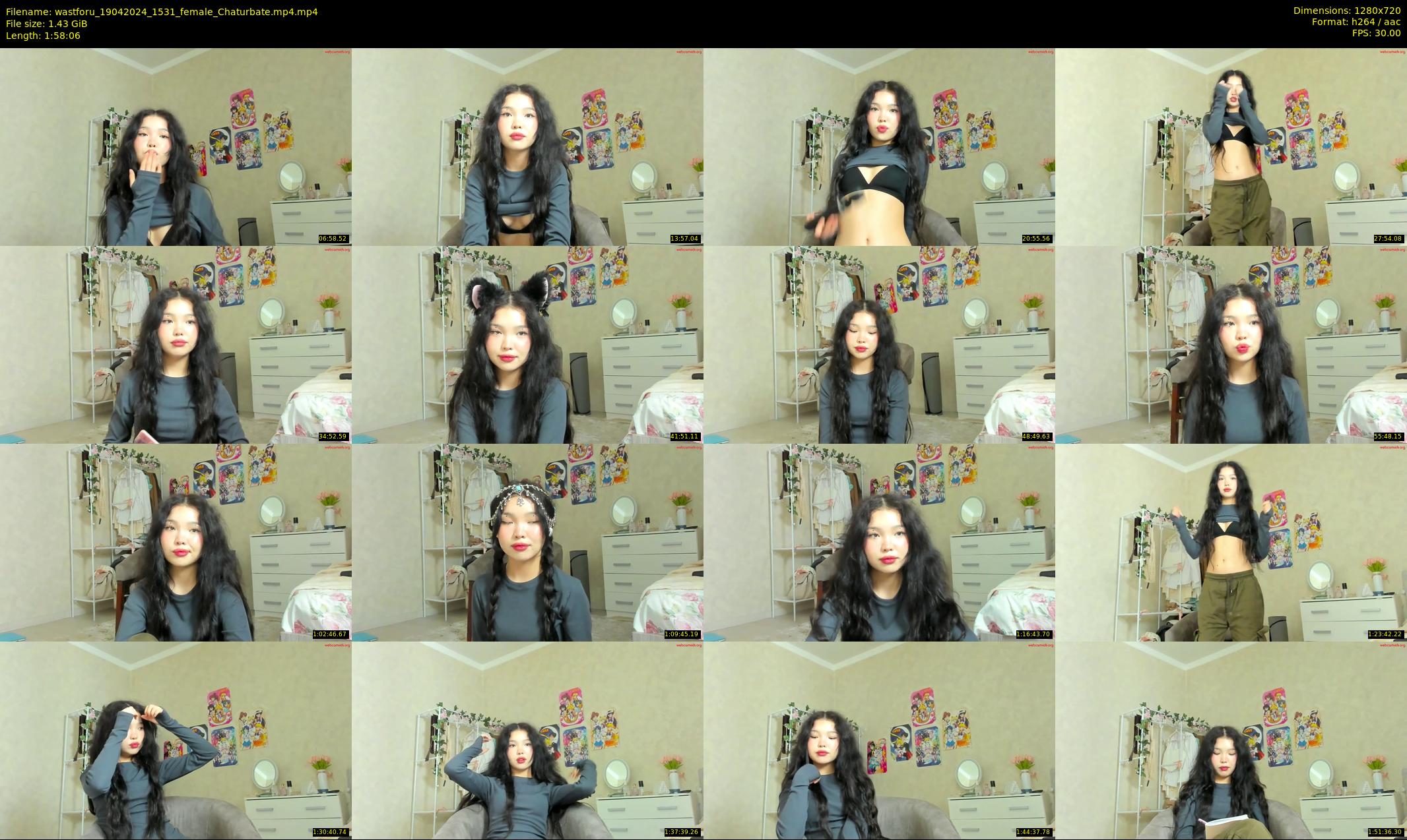 wastforu — 119 minute Chaturbate female cam show recording, 720p, Apr 19, 2024