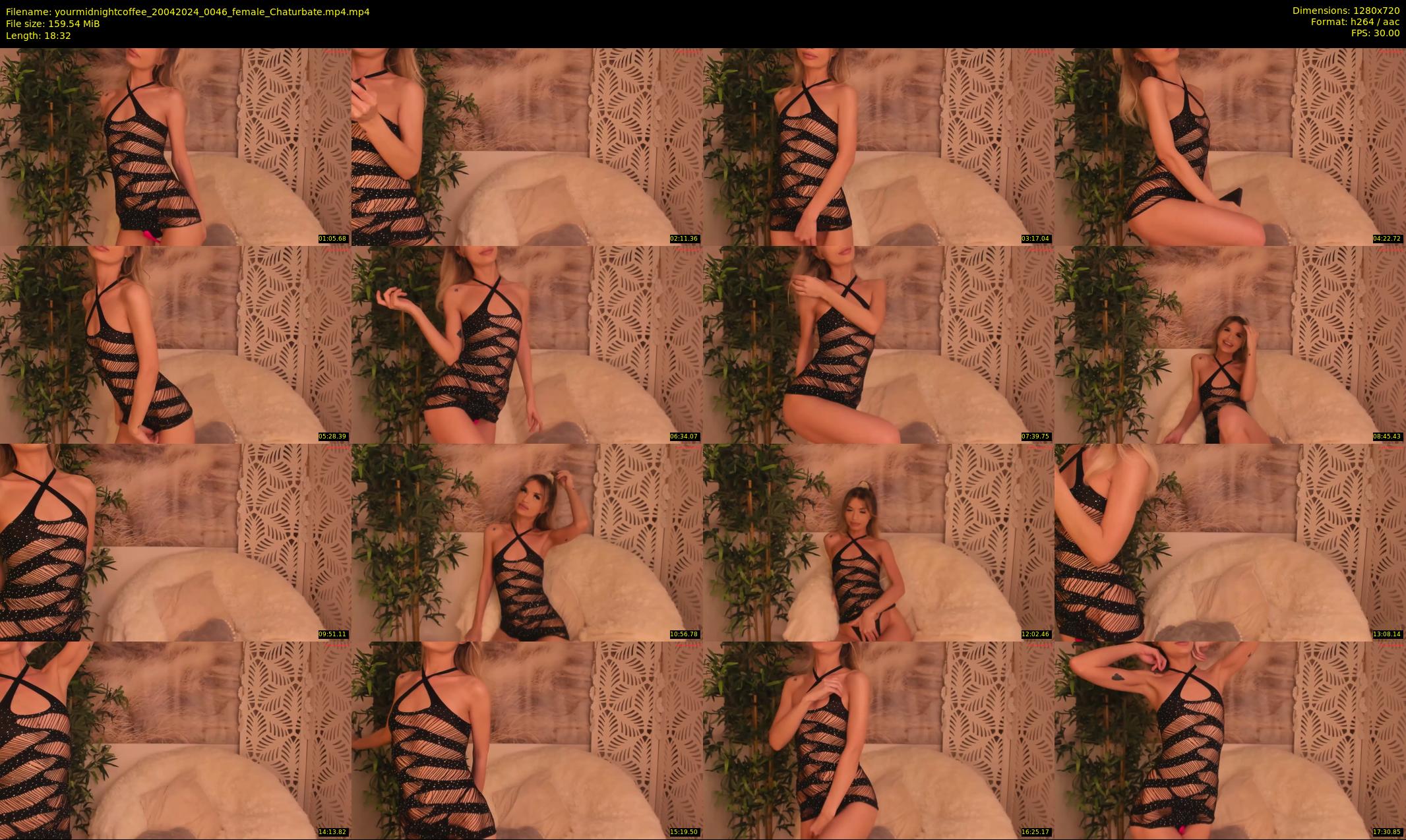 yourmidnightcoffee — 19 minute Chaturbate female cam show recording, 720p, Apr 20, 2024