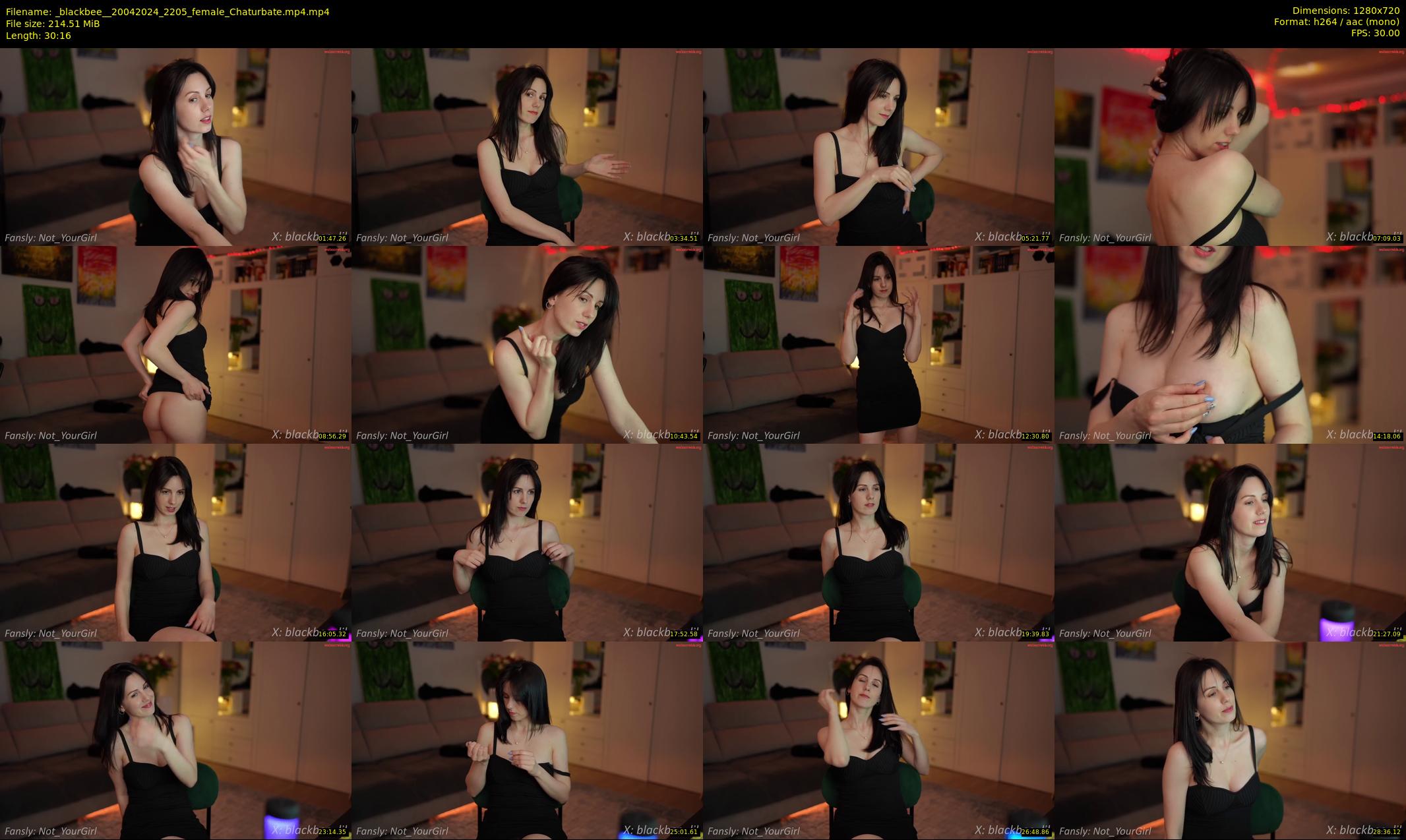 _blackbee_ — 31 minute Chaturbate female cam show recording, 720p, Apr 20, 2024