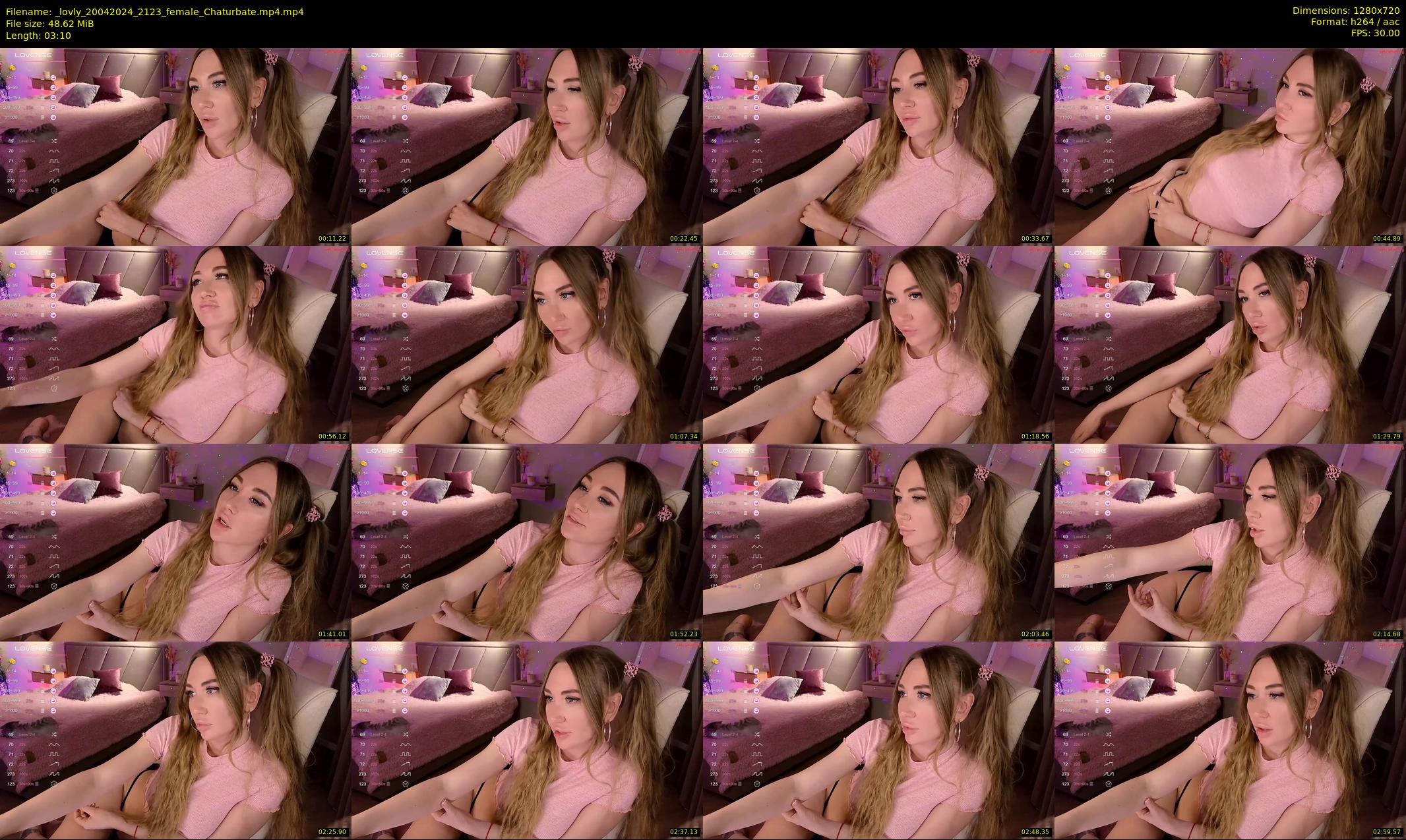 _lovly — 4 minute Chaturbate female cam show recording, 720p, Apr 20, 2024