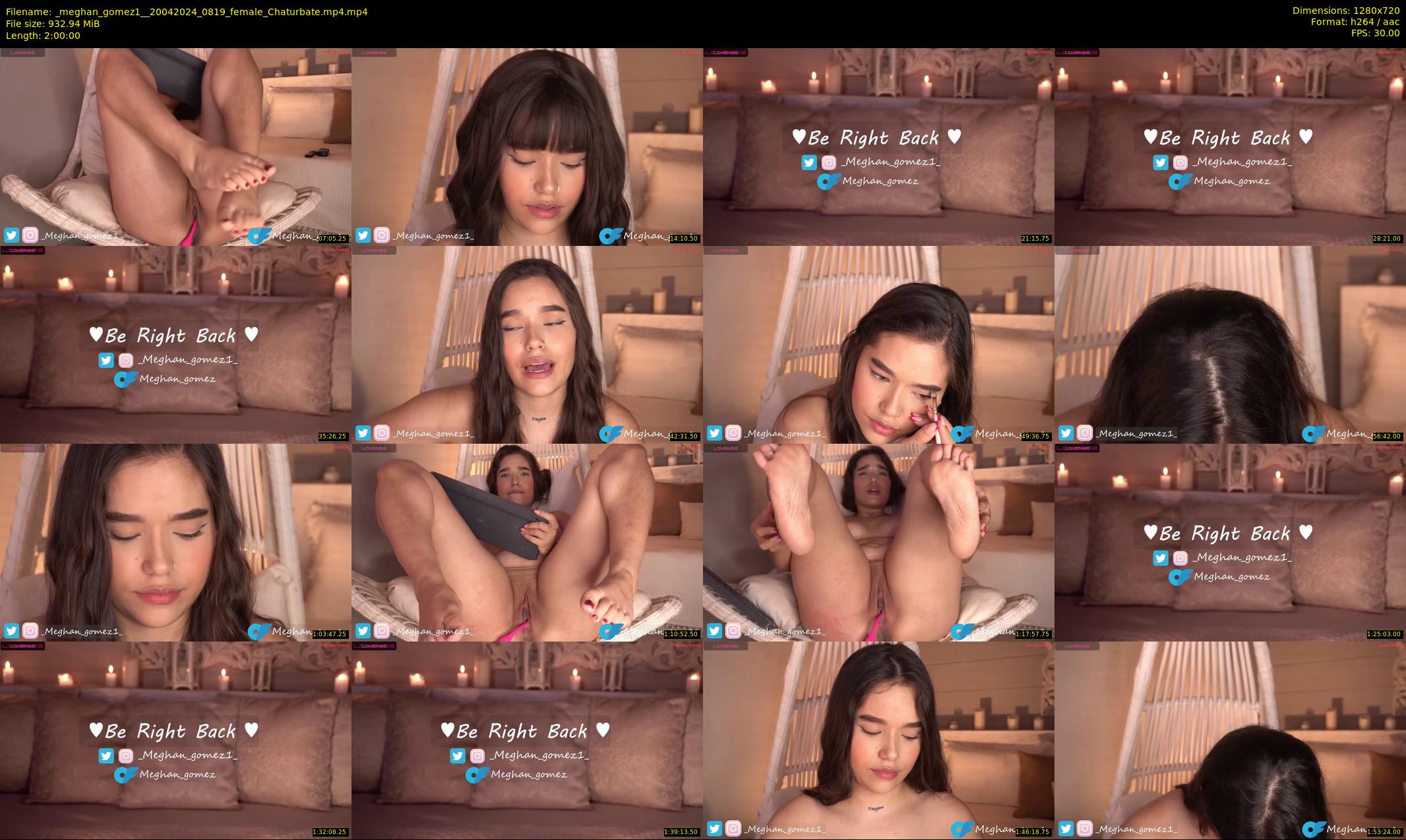 _meghan_gomez1_ — 120 minute Chaturbate female cam show recording, 720p, Apr 20, 2024