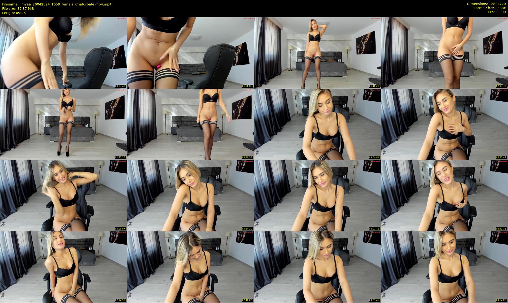 _myaa — 10 minute Chaturbate female cam show recording, 720p, Apr 20, 2024