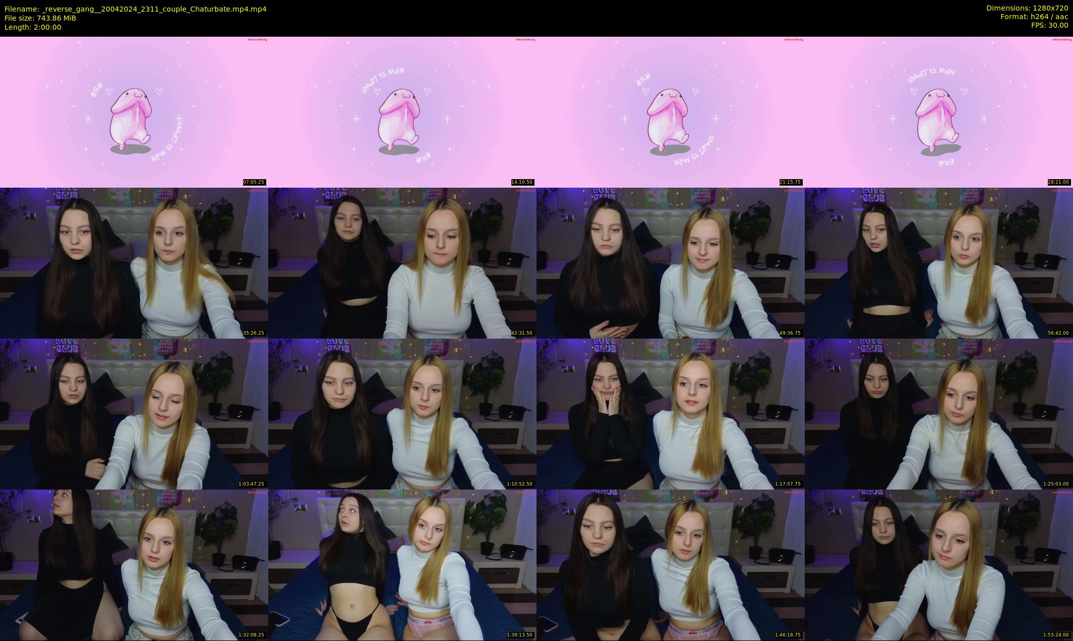 _reverse_gang_ — 120 minute Chaturbate couple cam show recording, 720p, Apr 20, 2024