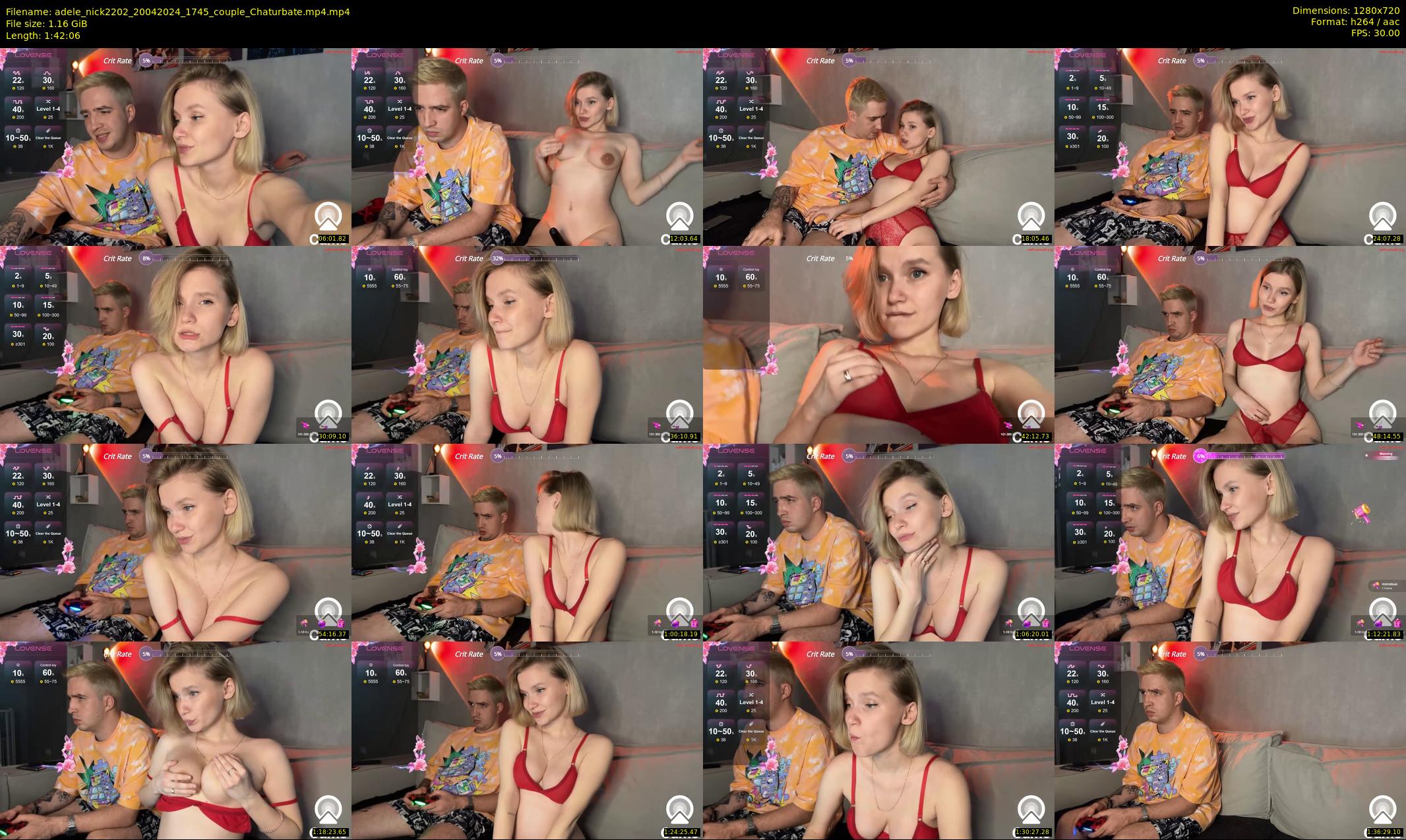 adele_nick2202 — 103 minute Chaturbate couple cam show recording, 720p, Apr 20, 2024
