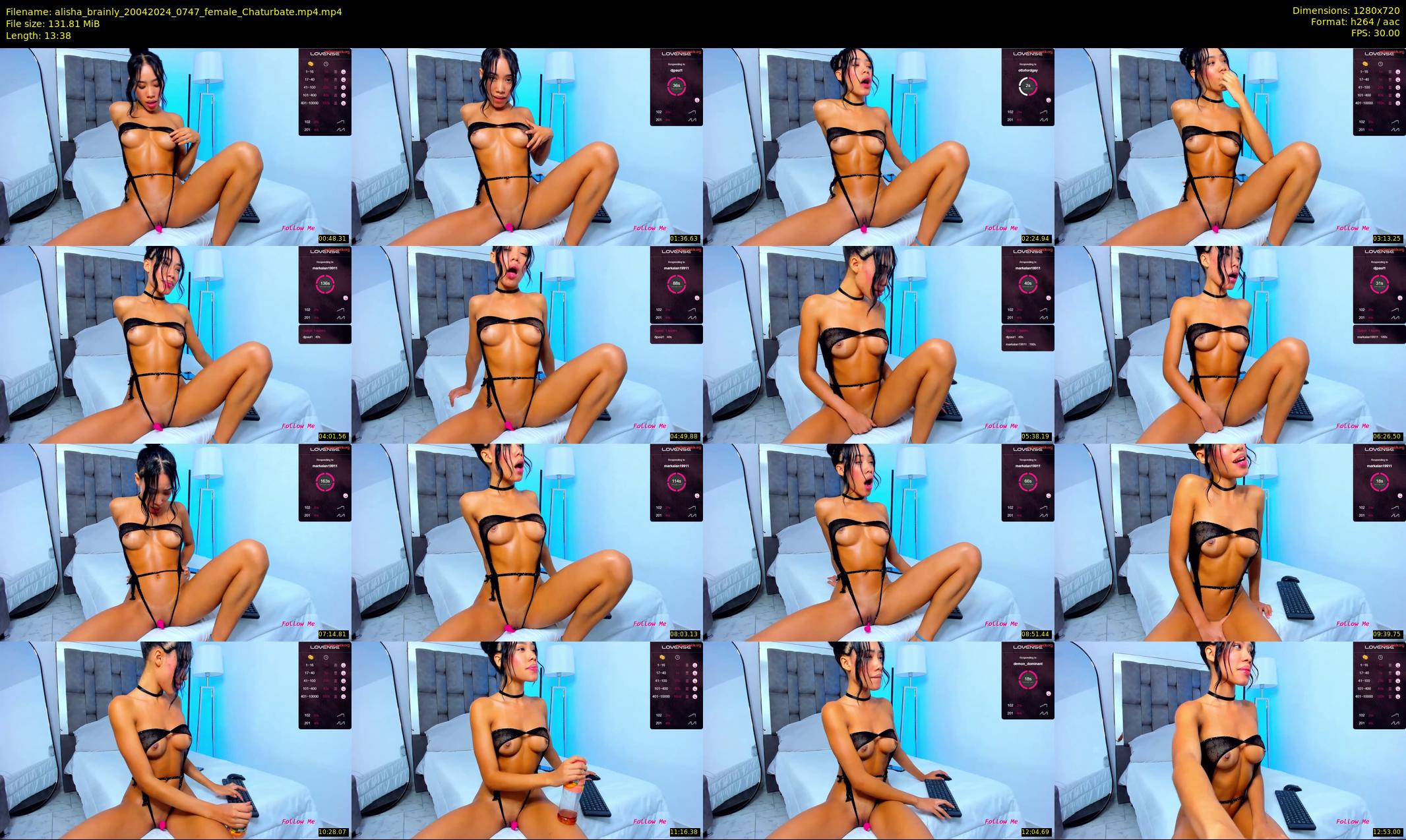 alisha_brainly — 14 minute Chaturbate female cam show recording, 720p, Apr 20, 2024