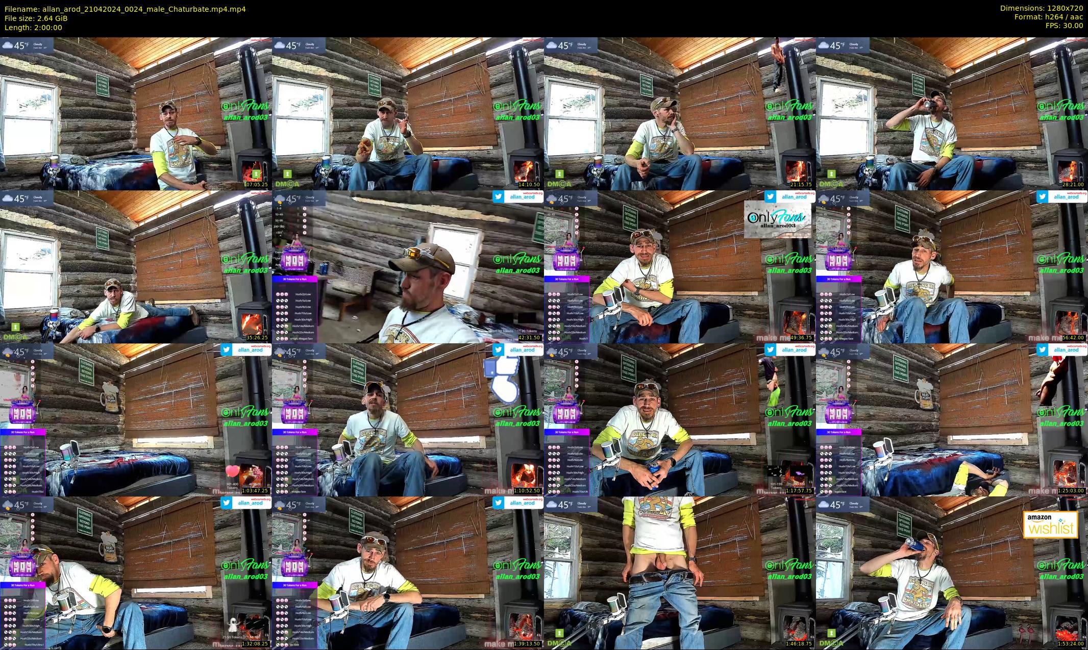 allan_arod — 120 minute Chaturbate male cam show recording, 720p, Apr 21, 2024