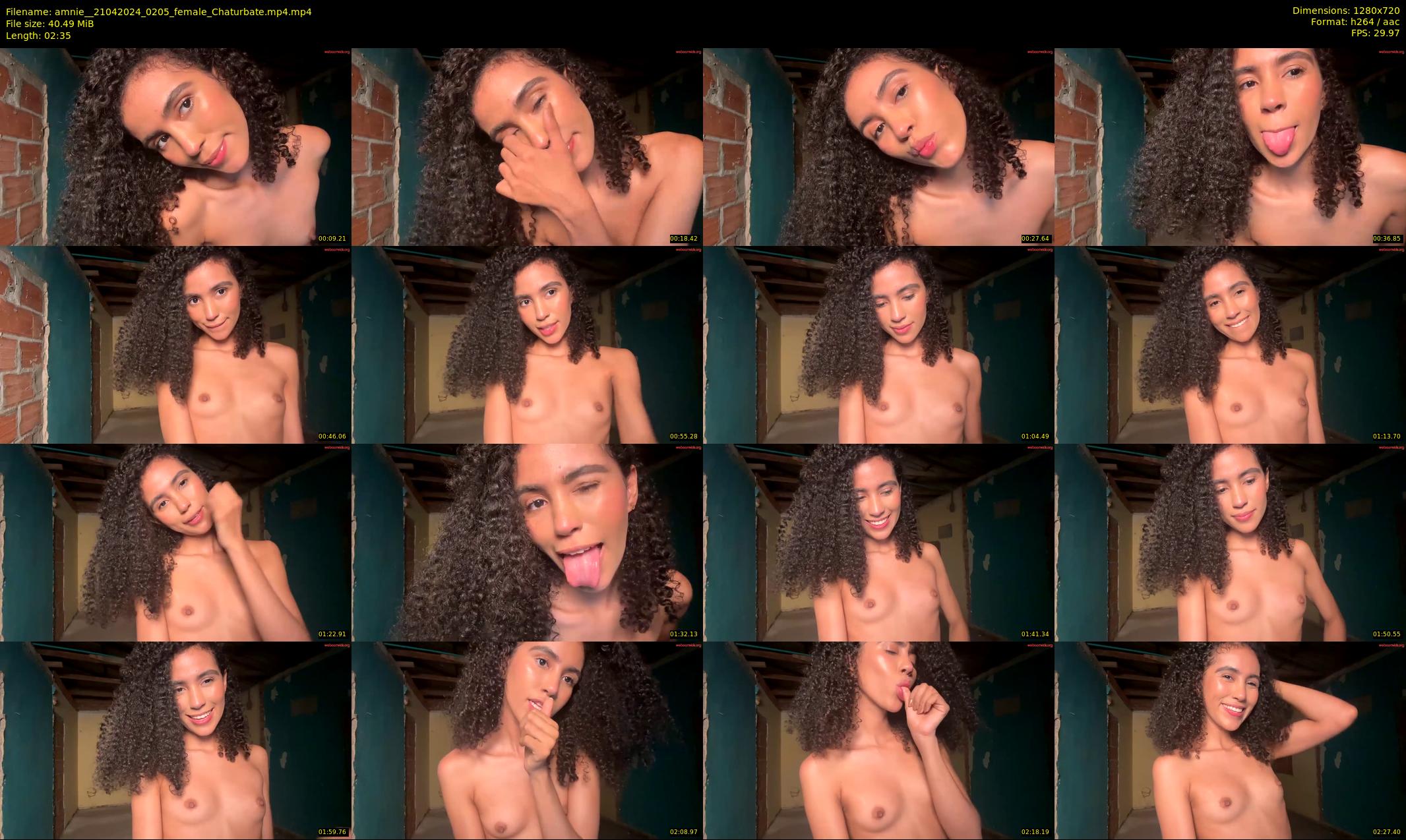 amnie_ — 3 minute Chaturbate female cam show recording, 720p, Apr 21, 2024
