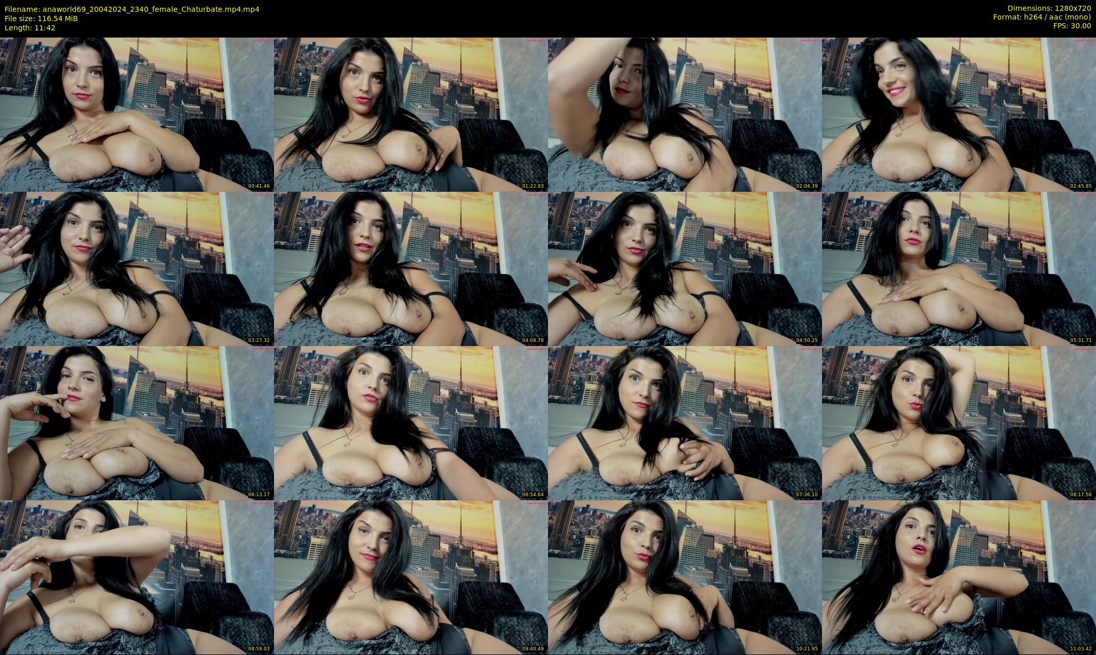 anaworld69 — 12 minute Chaturbate female cam show recording, 720p, Apr 20, 2024