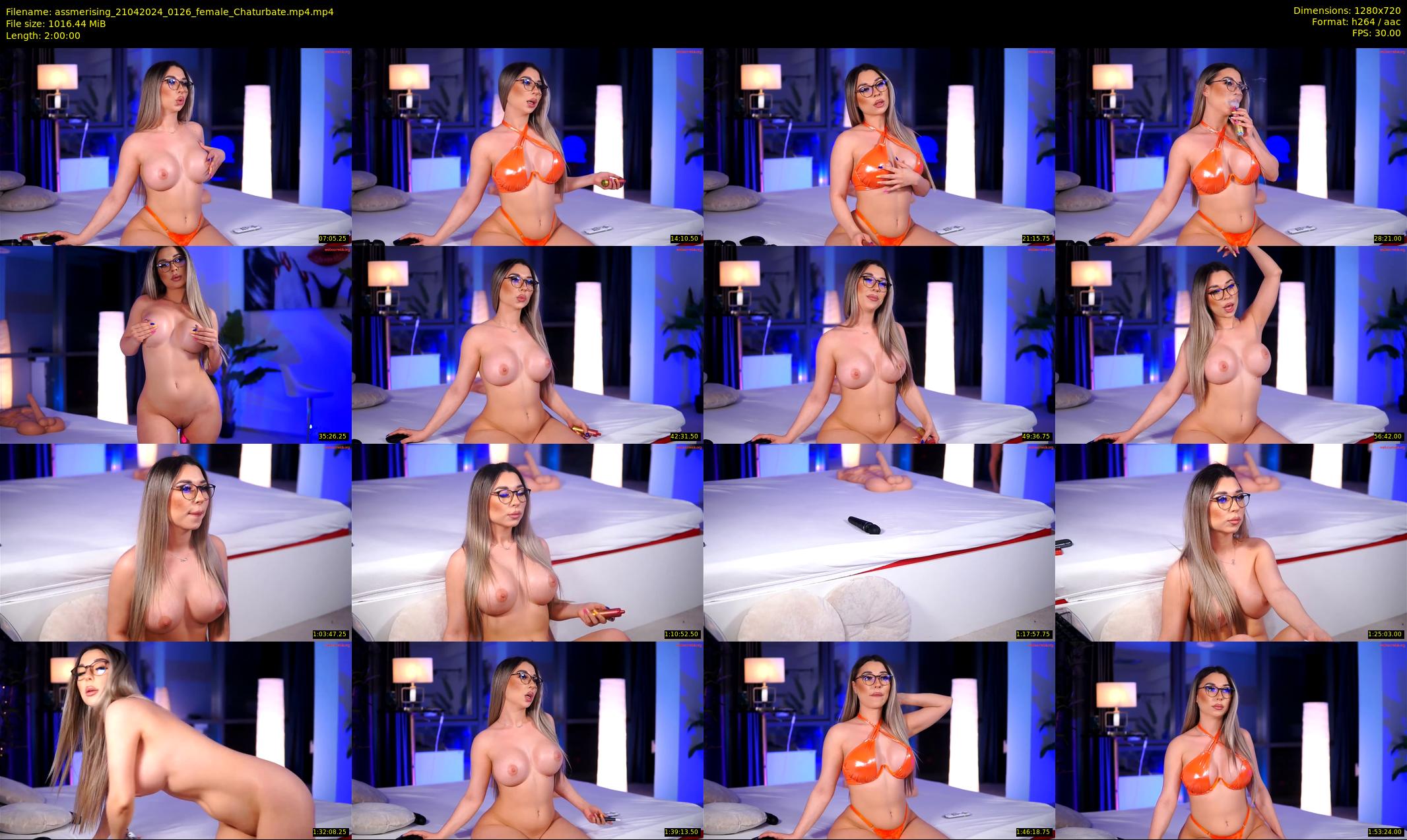 assmerising — 120 minute Chaturbate female cam show recording, 720p, Apr 21, 2024