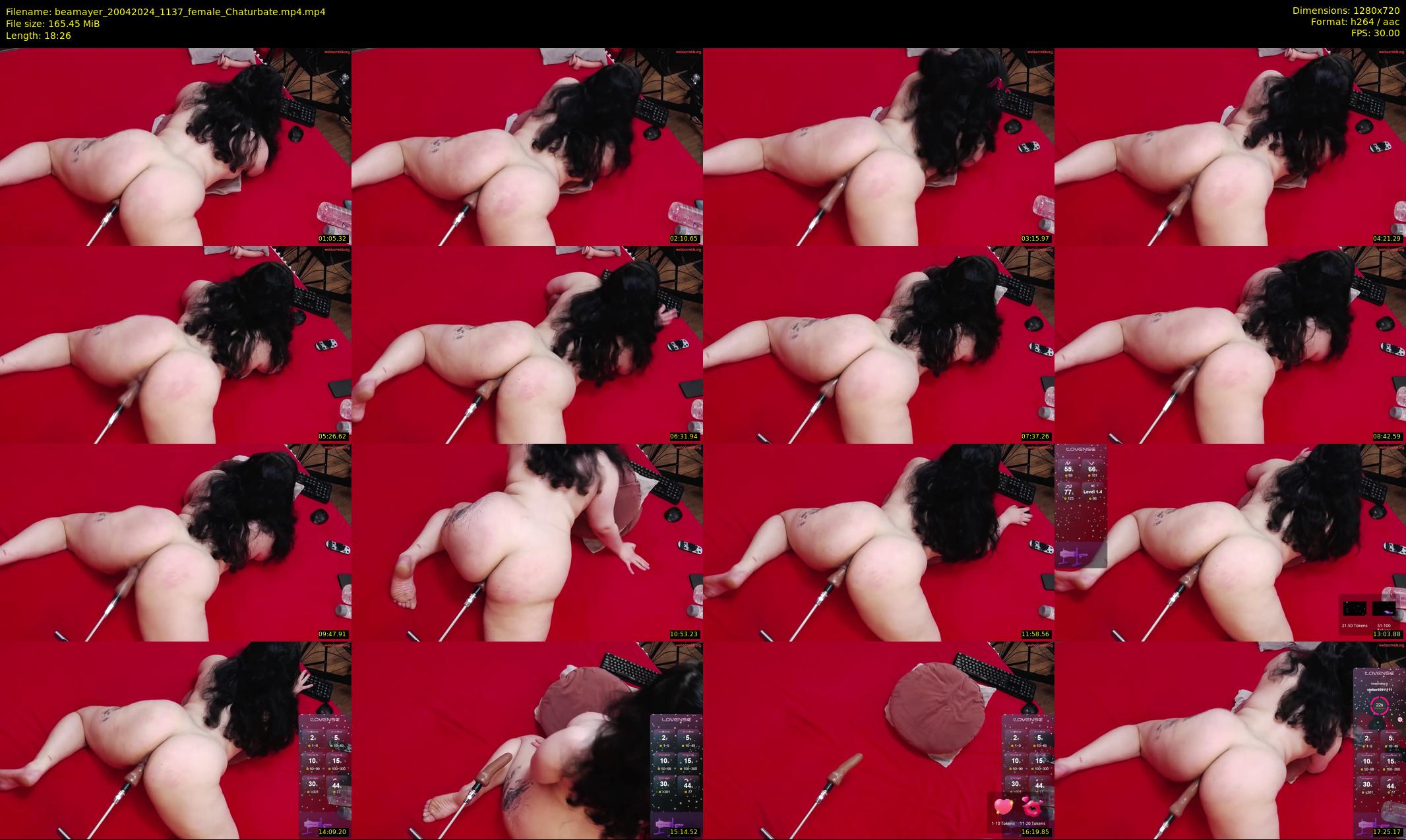 beamayer — 19 minute Chaturbate female cam show recording, 720p, Apr 20, 2024