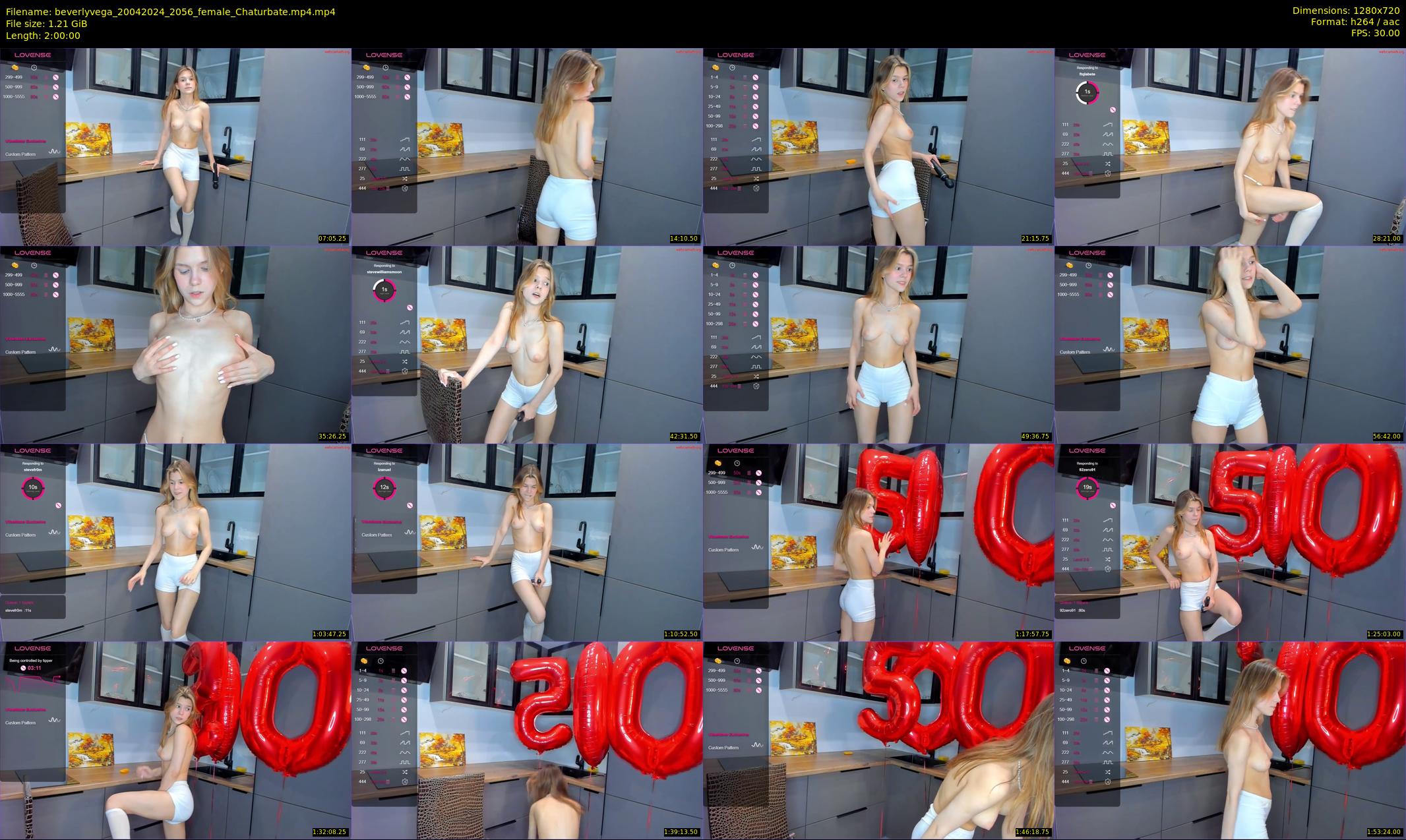 beverlyvega — 120 minute Chaturbate couple cam show recording, 720p, Apr 20, 2024