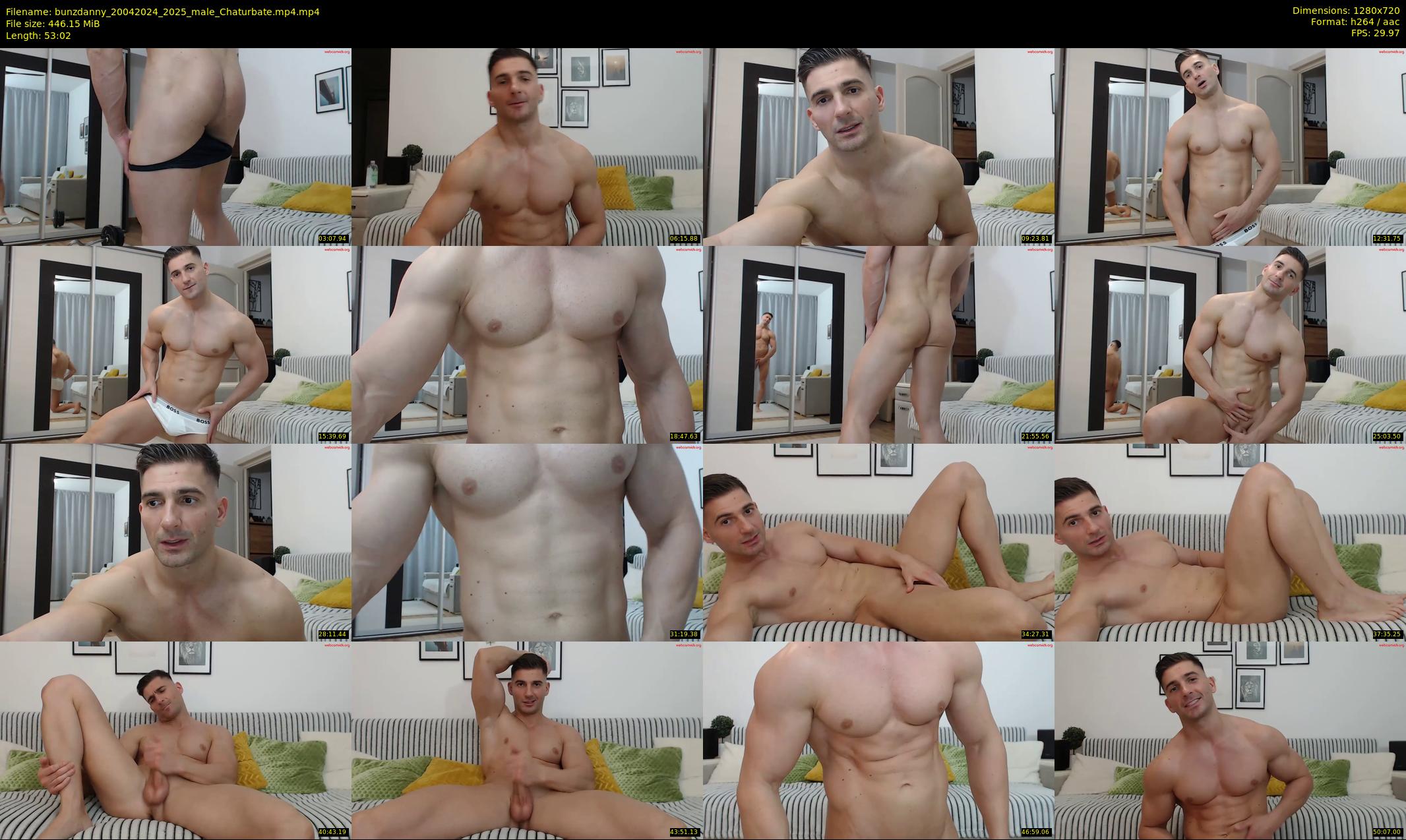 bunzdanny — 54 minute Chaturbate male cam show recording, 720p, Apr 20, 2024