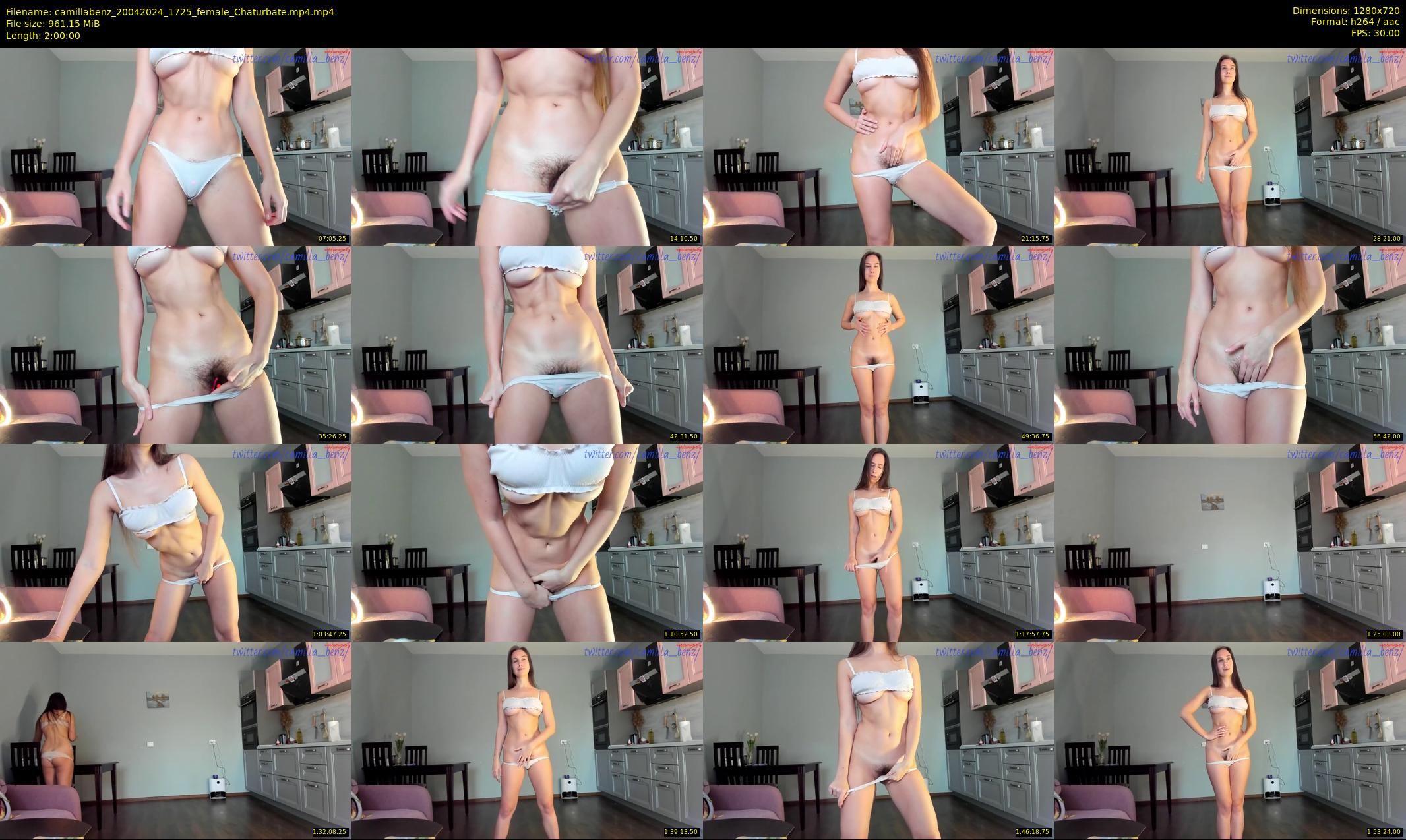 camillabenz — 120 minute Chaturbate female cam show recording, 720p, Apr 20, 2024