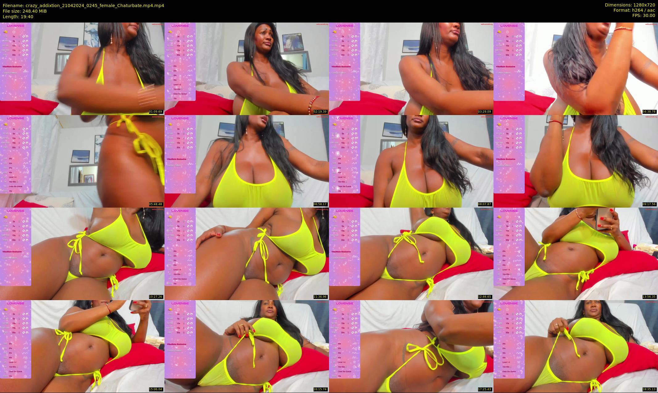 crazy_addixtion — 20 minute Chaturbate female cam show recording, 720p, Apr 21, 2024