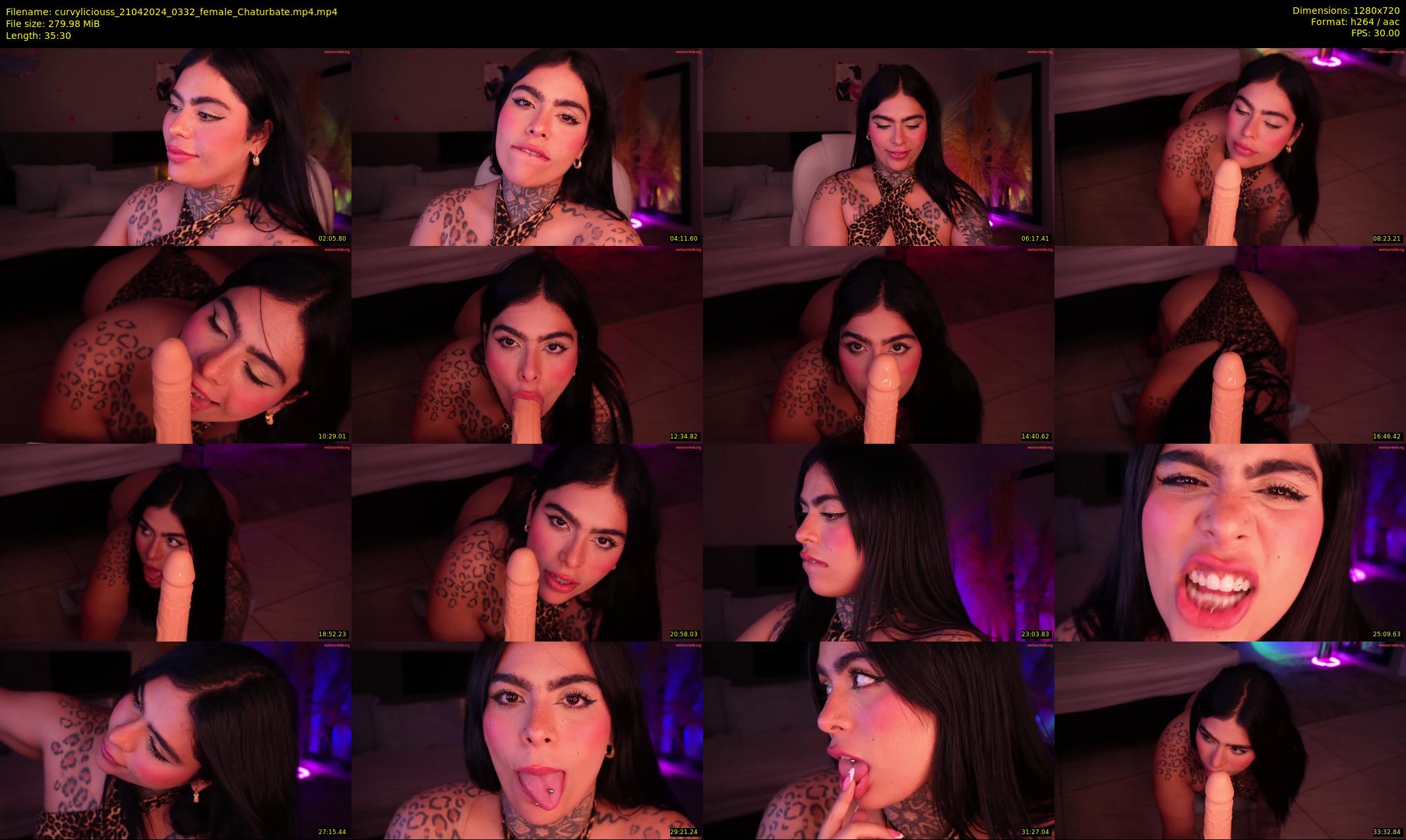 curvyliciouss — 36 minute Chaturbate female cam show recording, 720p, Apr 21, 2024