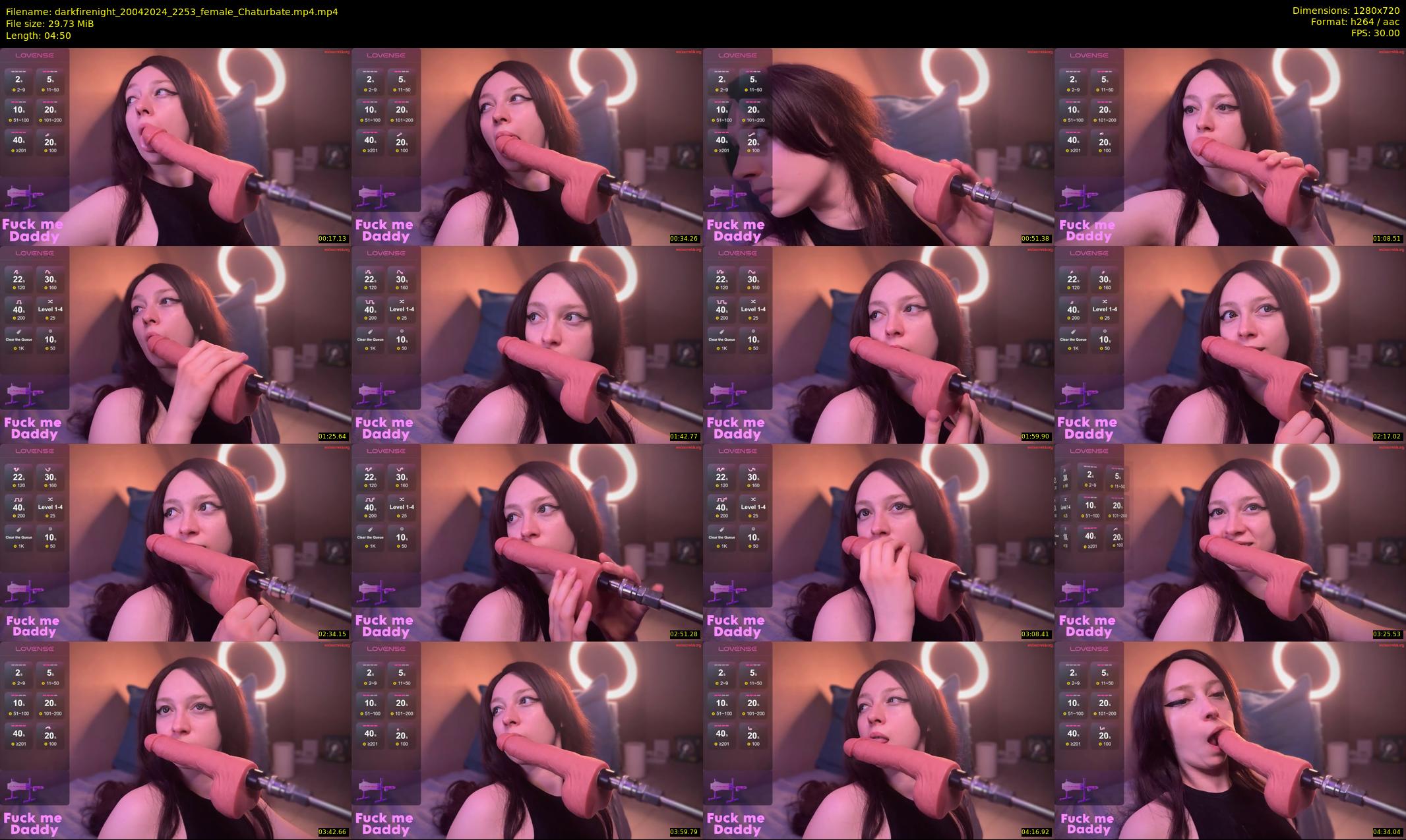 darkfirenight — 5 minute Chaturbate couple cam show recording, 720p, Apr 20, 2024