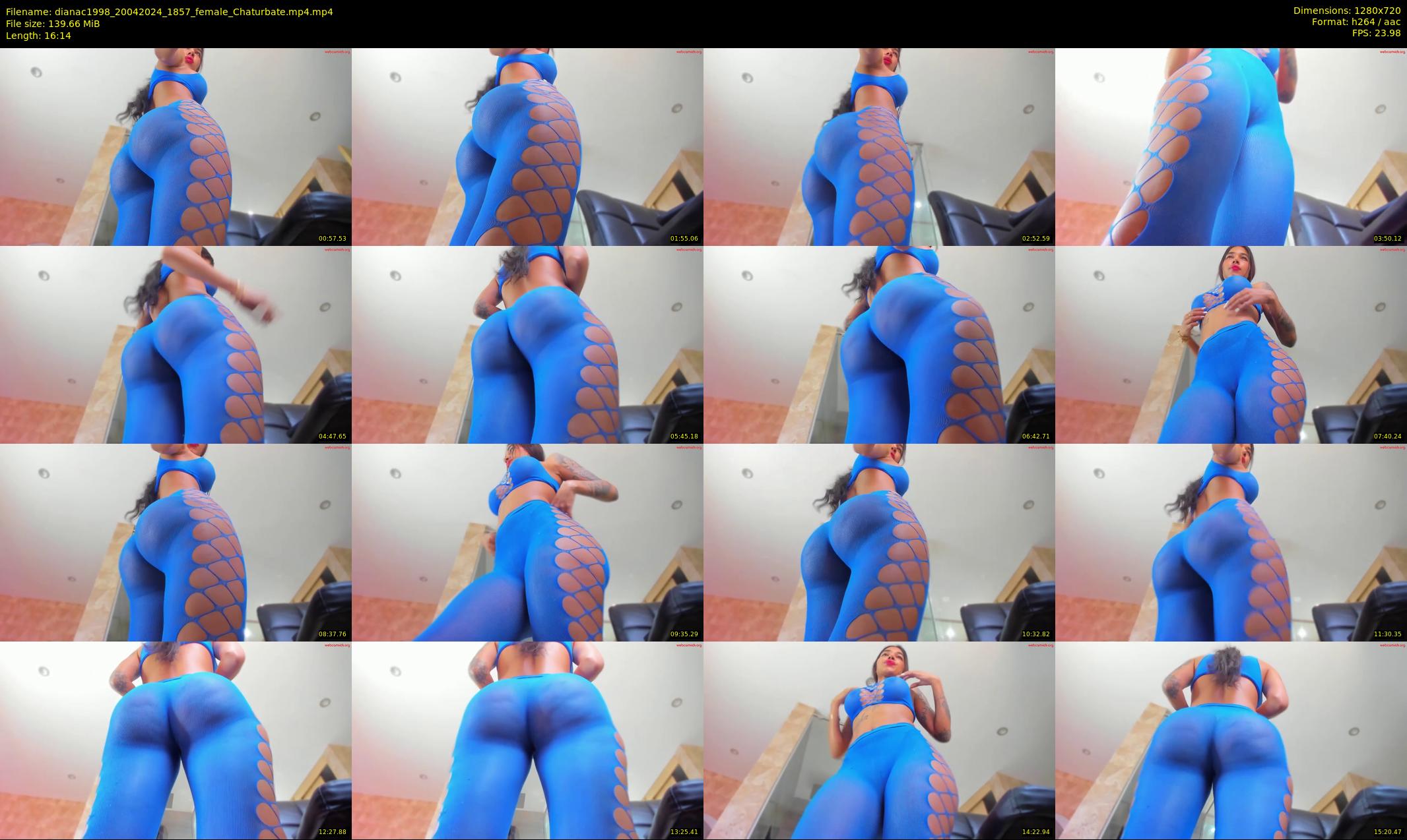 dianac1998 — 17 minute Chaturbate female cam show recording, 720p, Apr 20, 2024