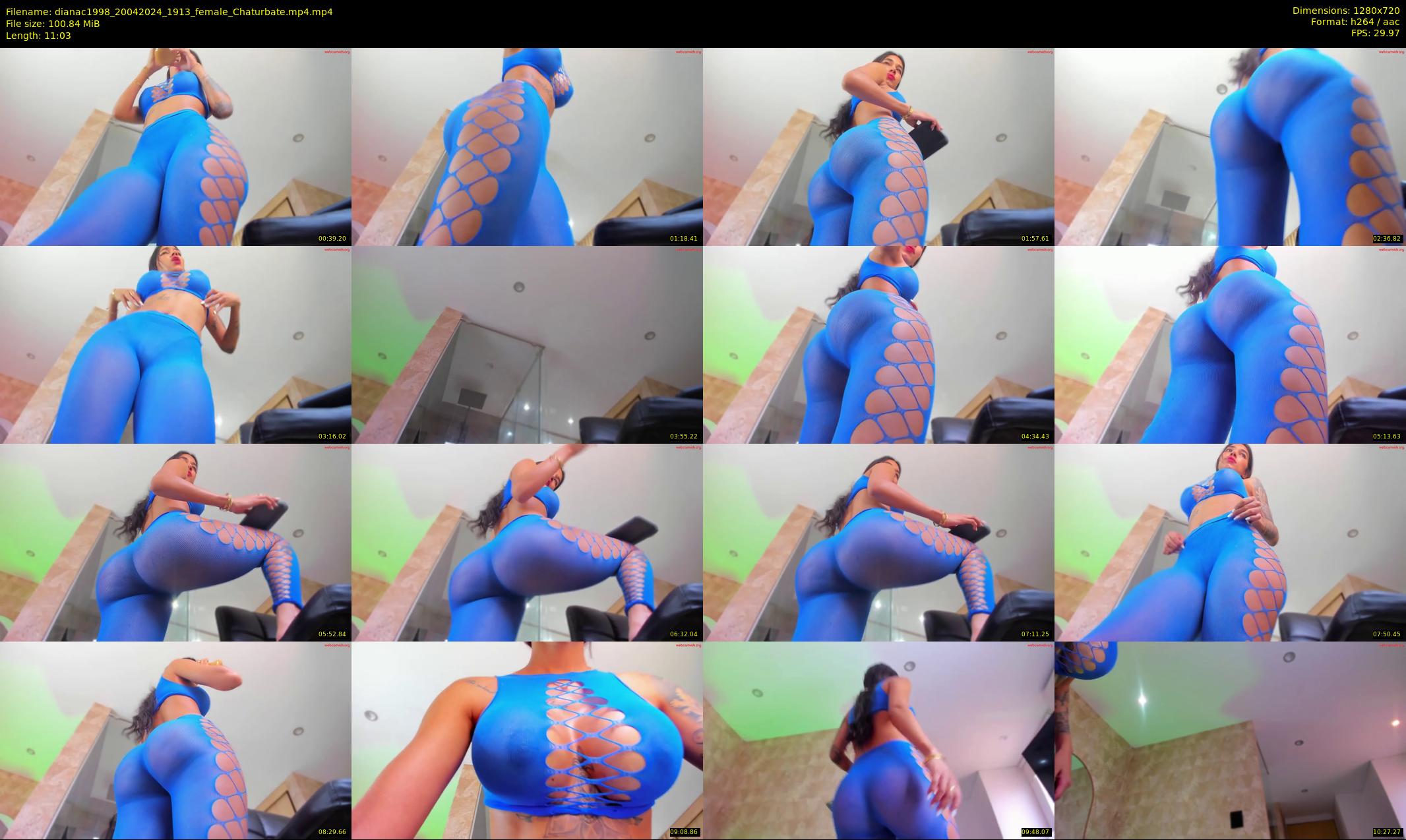dianac1998 — 12 minute Chaturbate female cam show recording, 720p, Apr 20, 2024