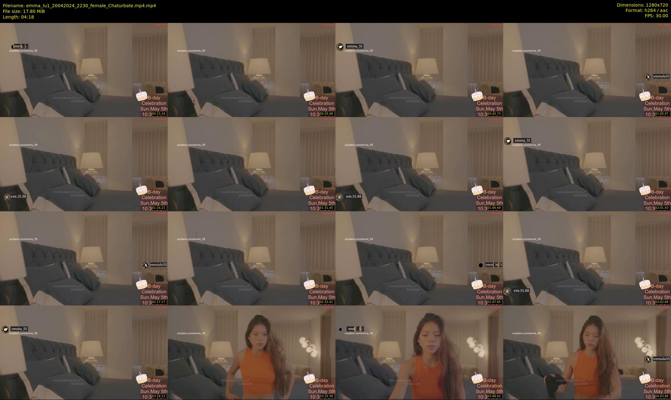 emma_lu1 — 5 minute Chaturbate female cam show recording, 720p, Apr 20, 2024