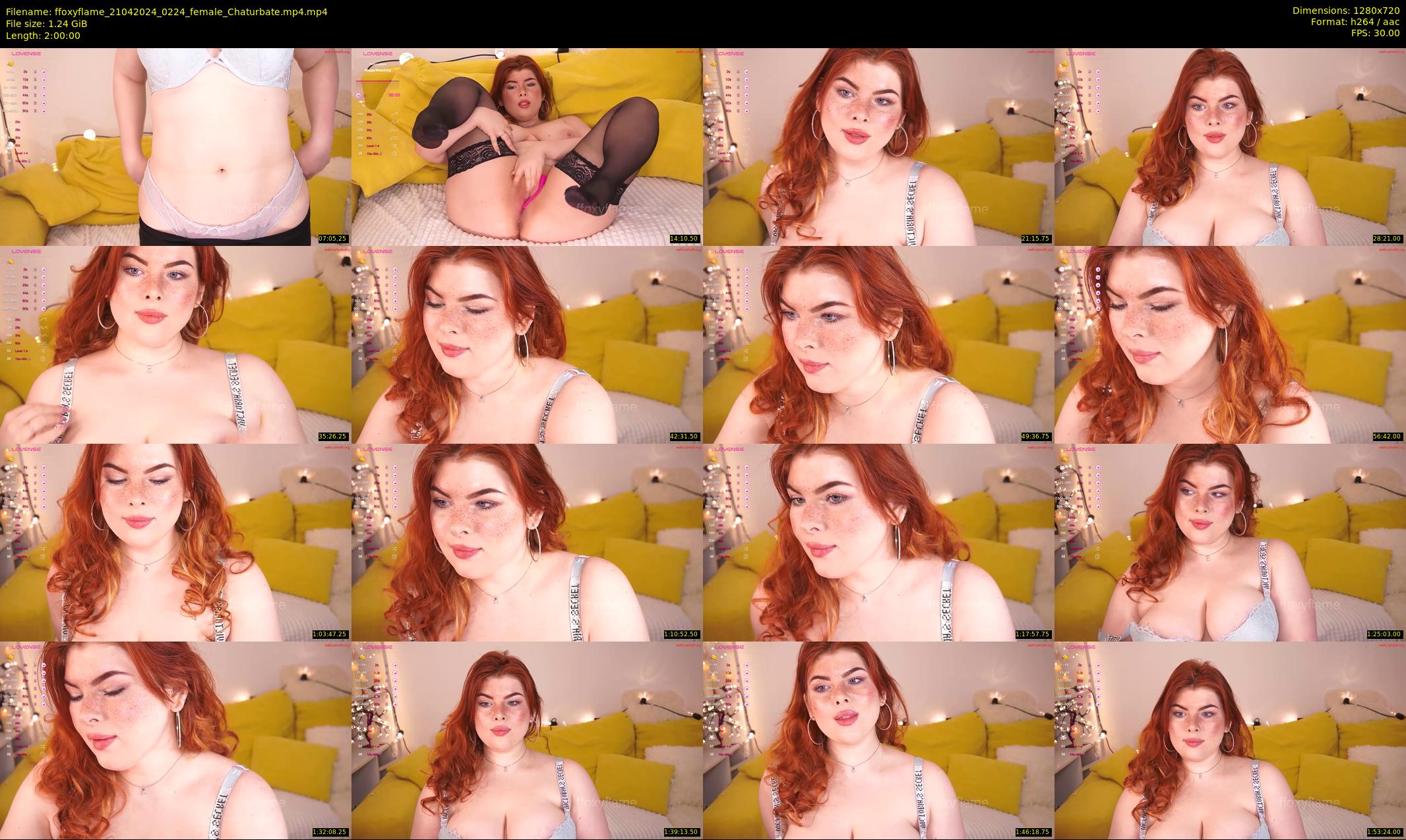 ffoxyflame — 120 minute Chaturbate female cam show recording, 720p, Apr 21, 2024