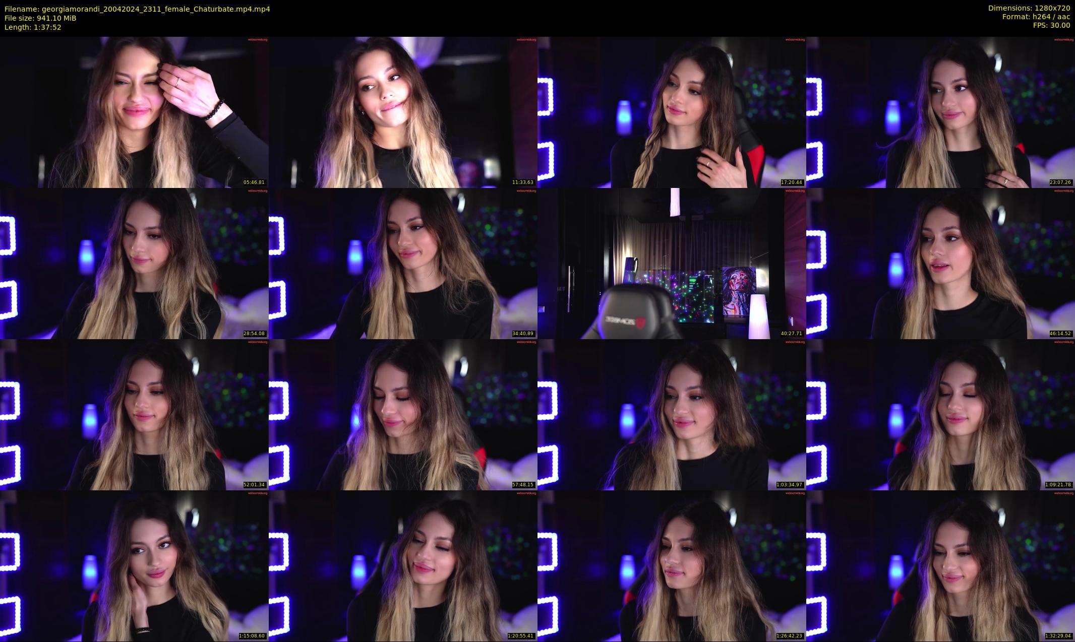 georgiamorandi — 98 minute Chaturbate female cam show recording, 720p, Apr 20, 2024