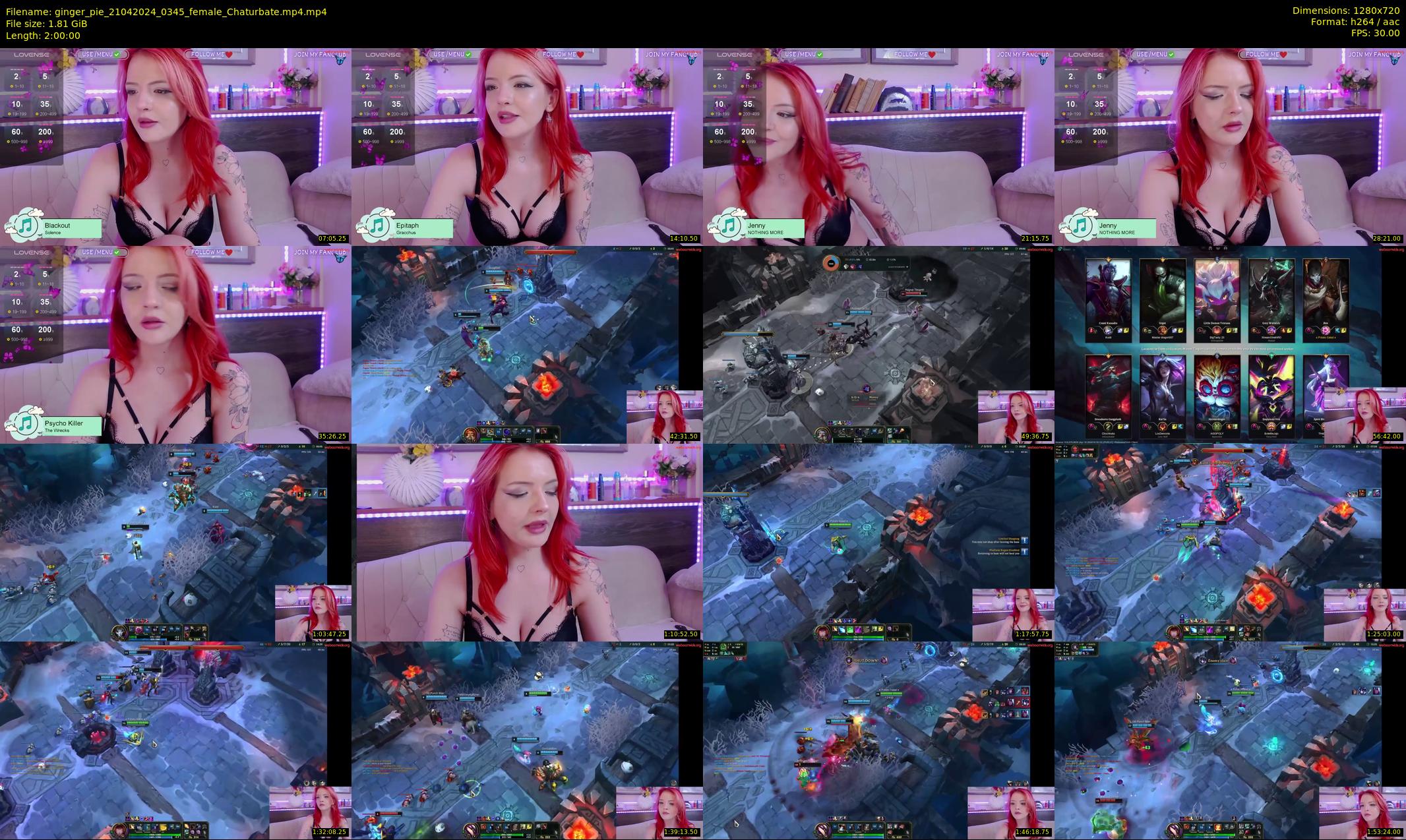 ginger_pie — 120 minute Chaturbate female cam show recording, 720p, Apr 21, 2024