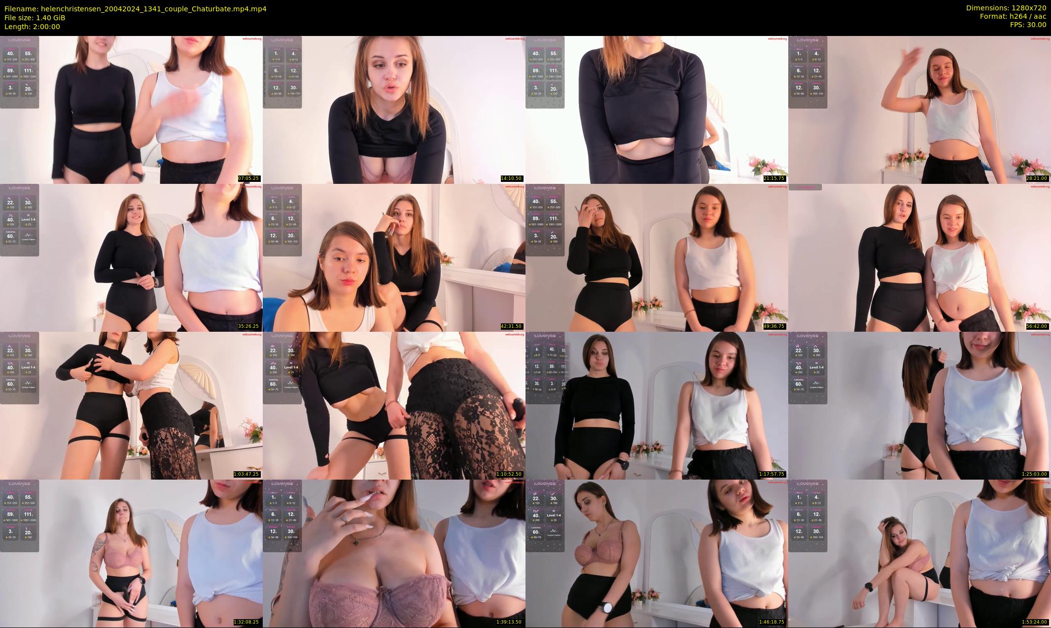helenchristensen — 120 minute Chaturbate female cam show recording, 720p, Apr 20, 2024