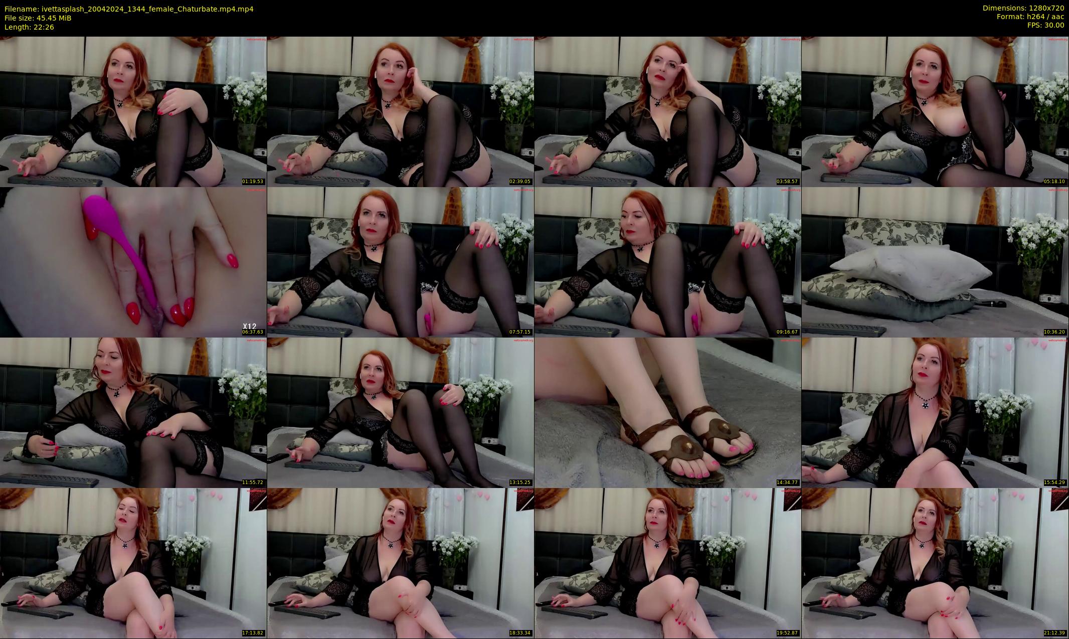 ivettasplash — 23 minute Chaturbate female cam show recording, 720p, Apr 20, 2024