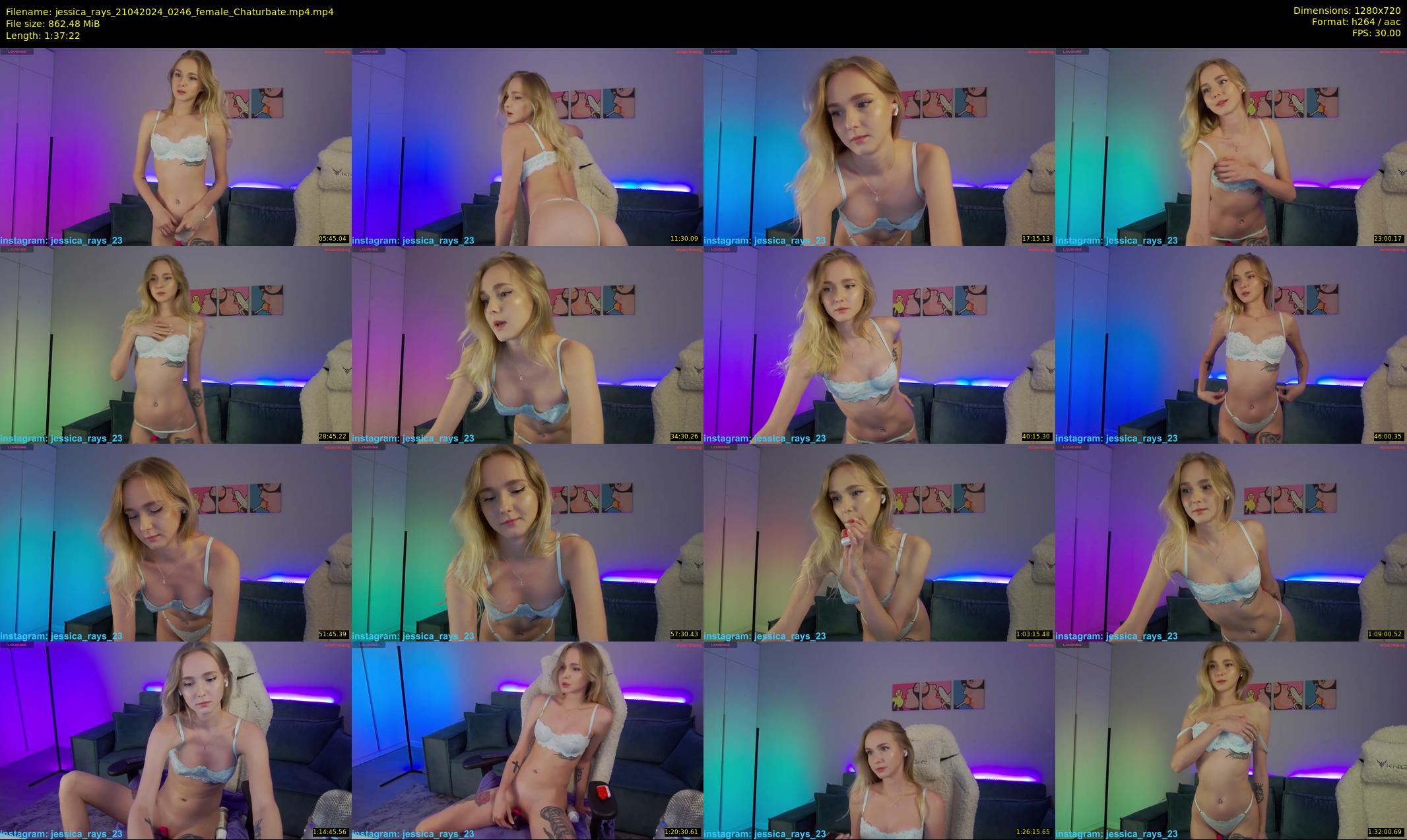jessica_rays — 98 minute Chaturbate couple cam show recording, 720p, Apr 21, 2024