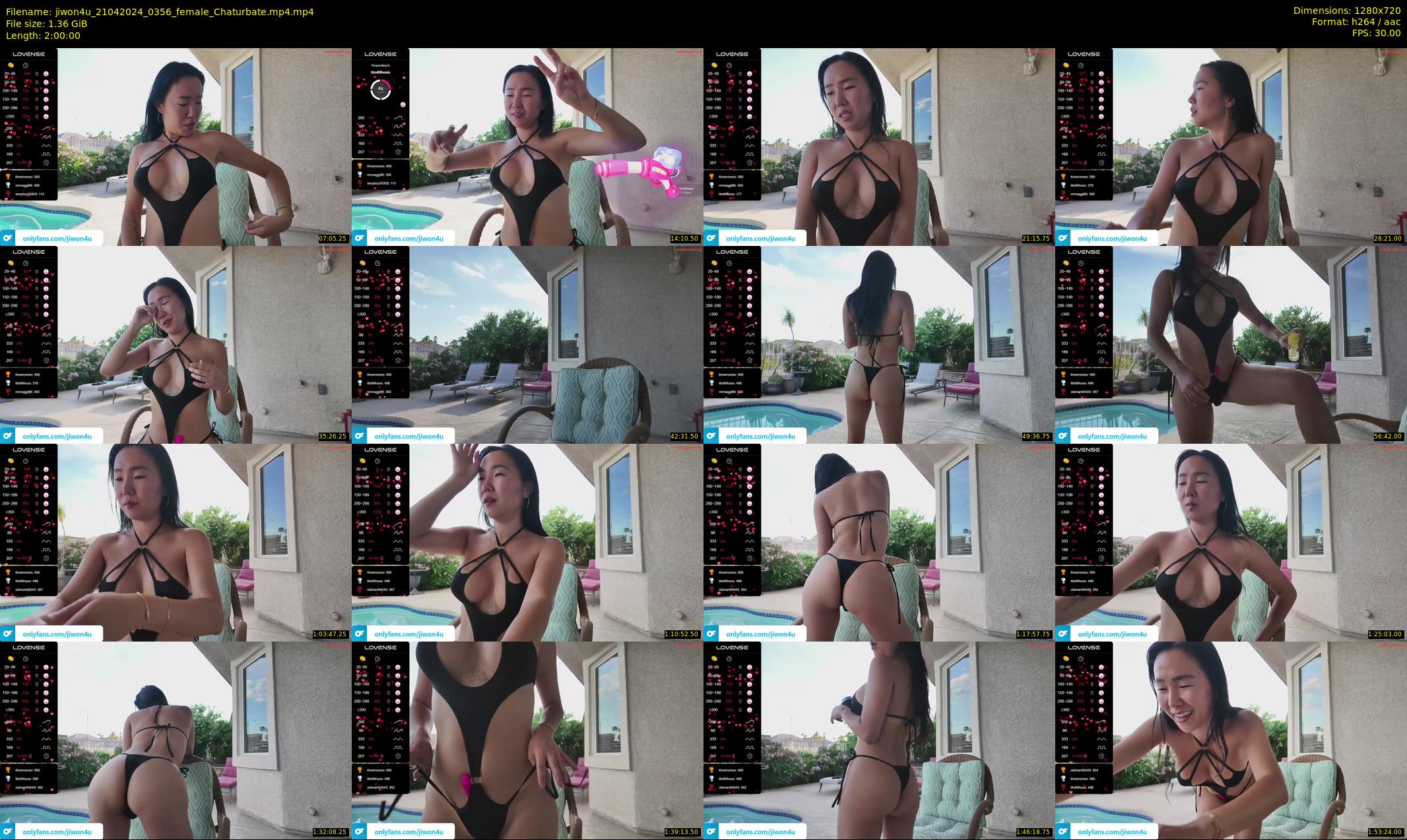 jiwon4u — 120 minute Chaturbate female cam show recording, 720p, Apr 21, 2024