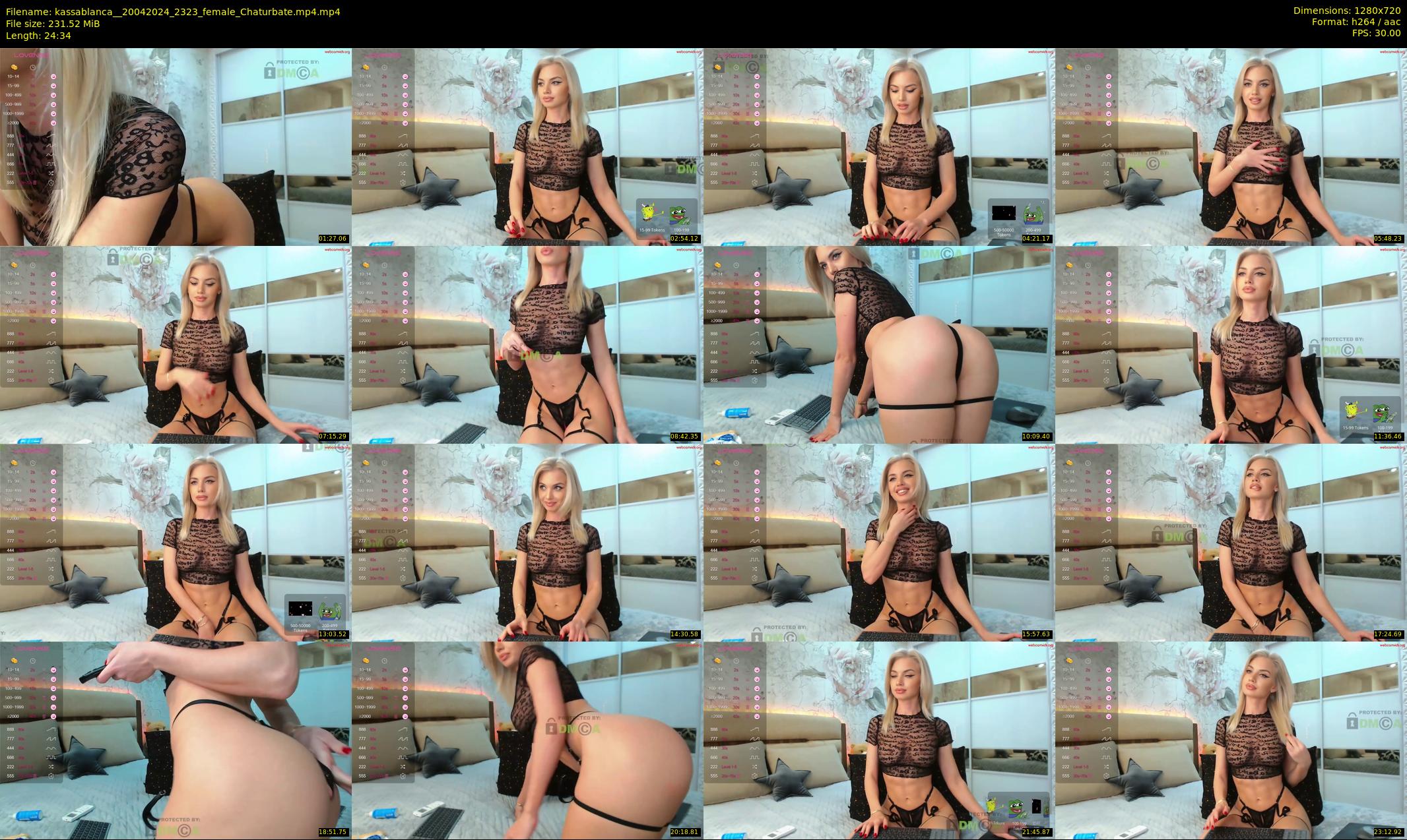 kassablanca_ — 25 minute Chaturbate female cam show recording, 720p, Apr 20, 2024